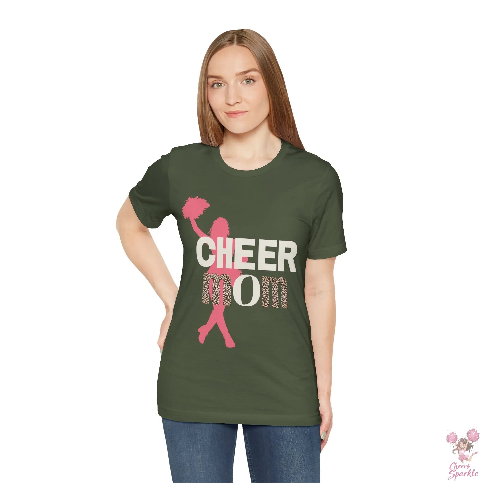 Cheer Mom T-Shirt Cheers and Sparkle