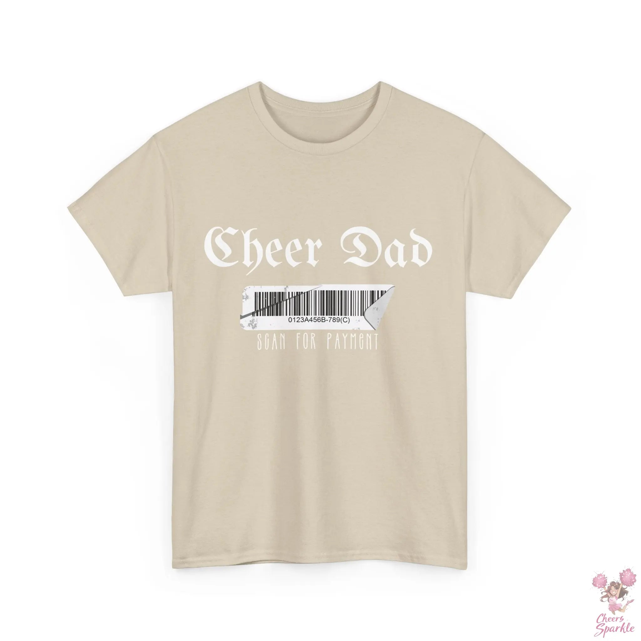 Cheer Dad Heavy Cotton T-Shirt Printify