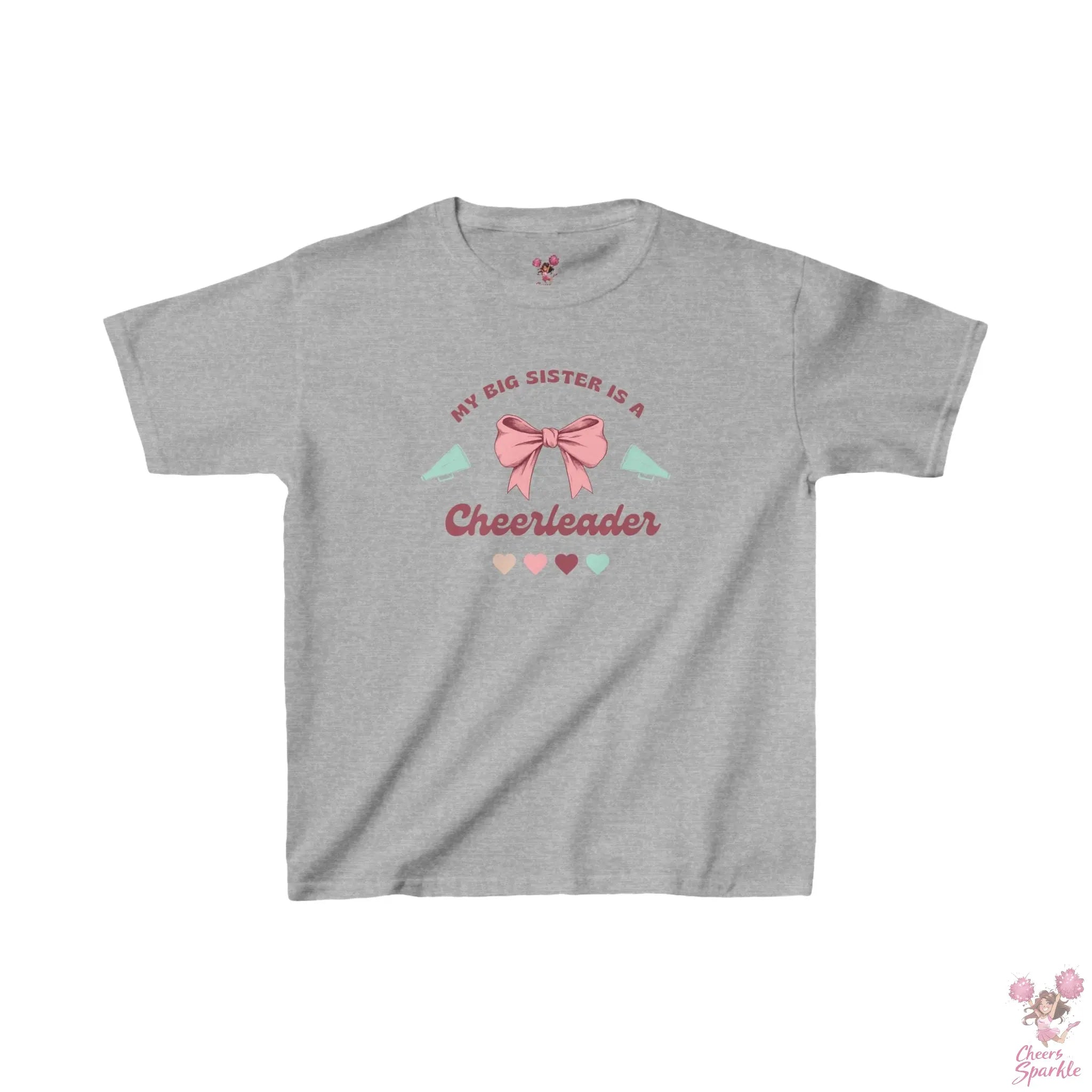 Kinder T-Shirt „My Big Sister is a Cheerleader“ - Cheers and Sparkle
