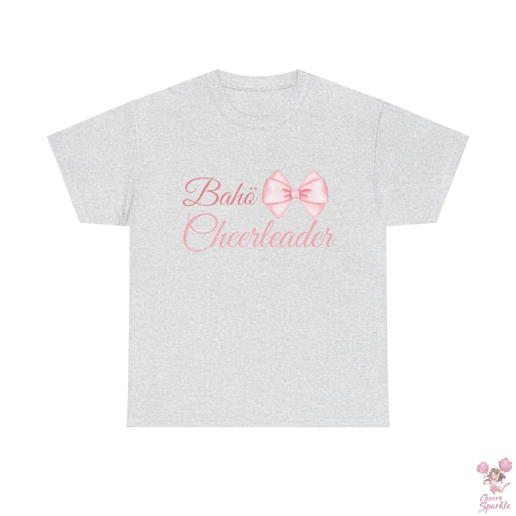 Cheerleader T-Shirt mit Schleifen-Design Printify