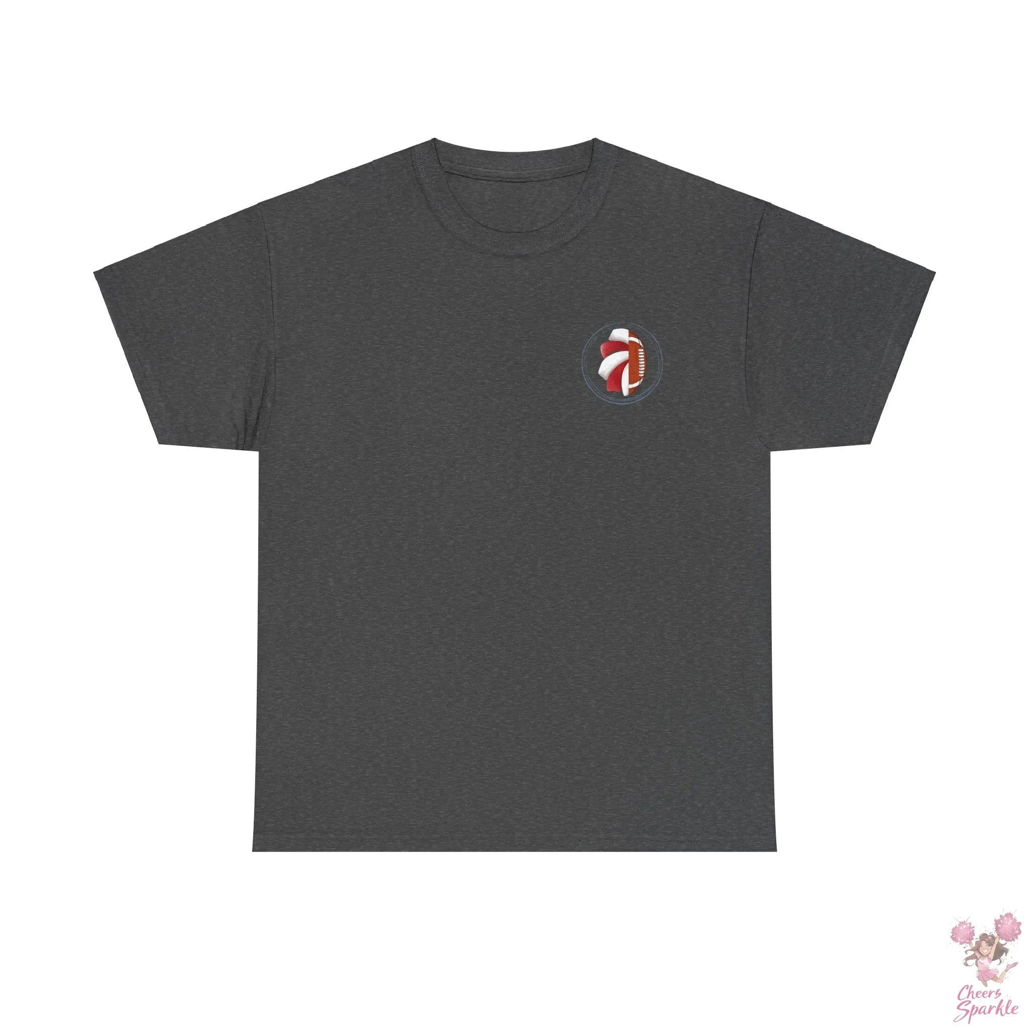 Fan Mom-T-Shirt – „I Cheer for both Teams“ - Cheers and Sparkle