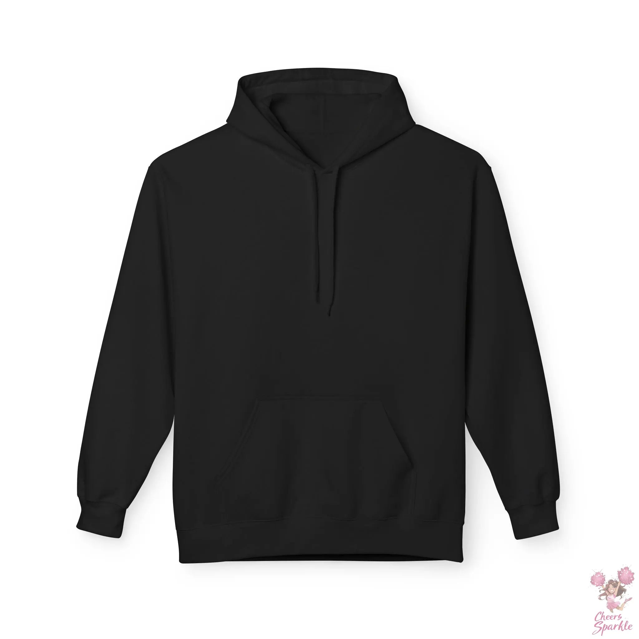 Cheer Mom Hoodie - Leo Print Cheers and Sparkle