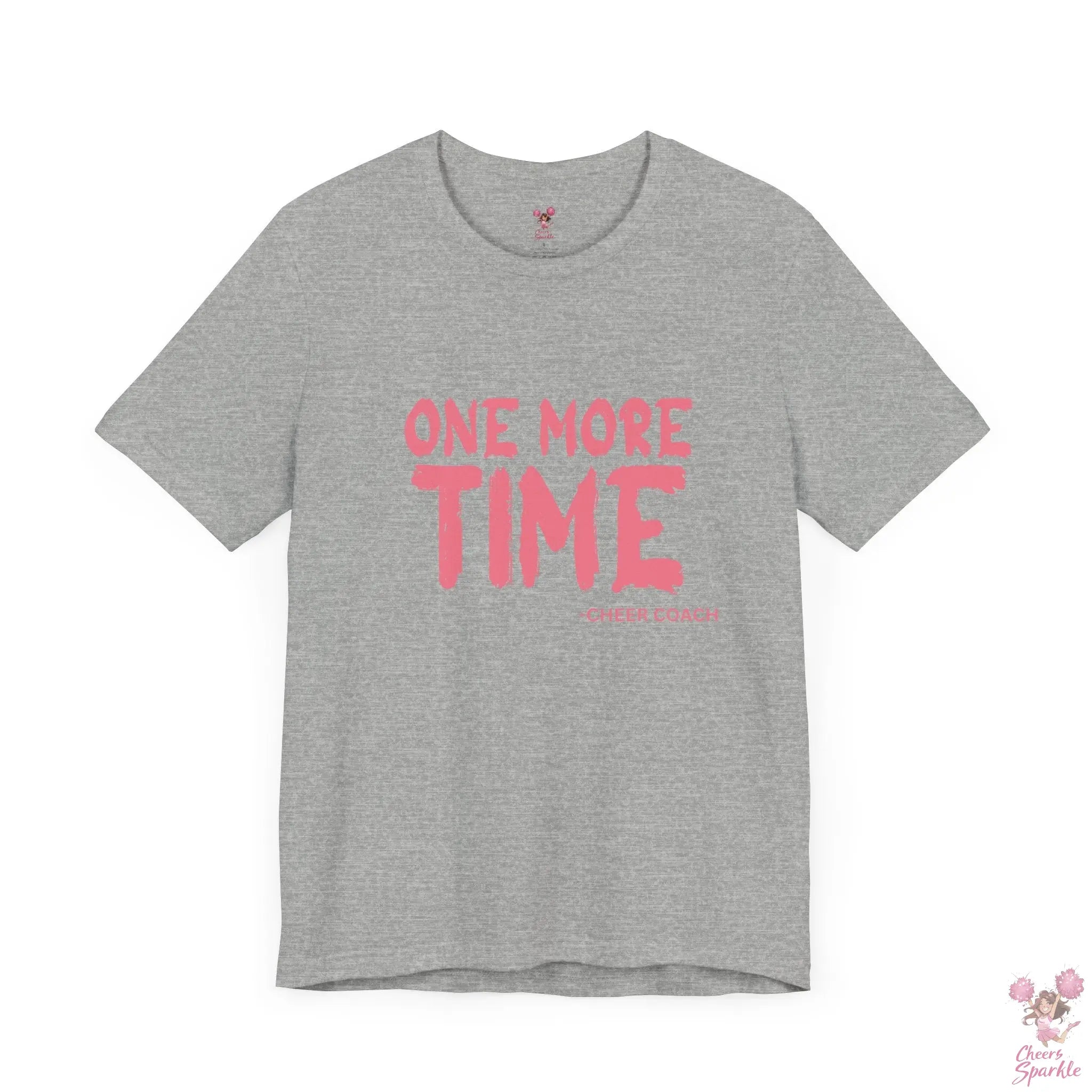 „ONE MORE TIME -  CHEER COACH“ - Tshirt Cheers and Sparkle