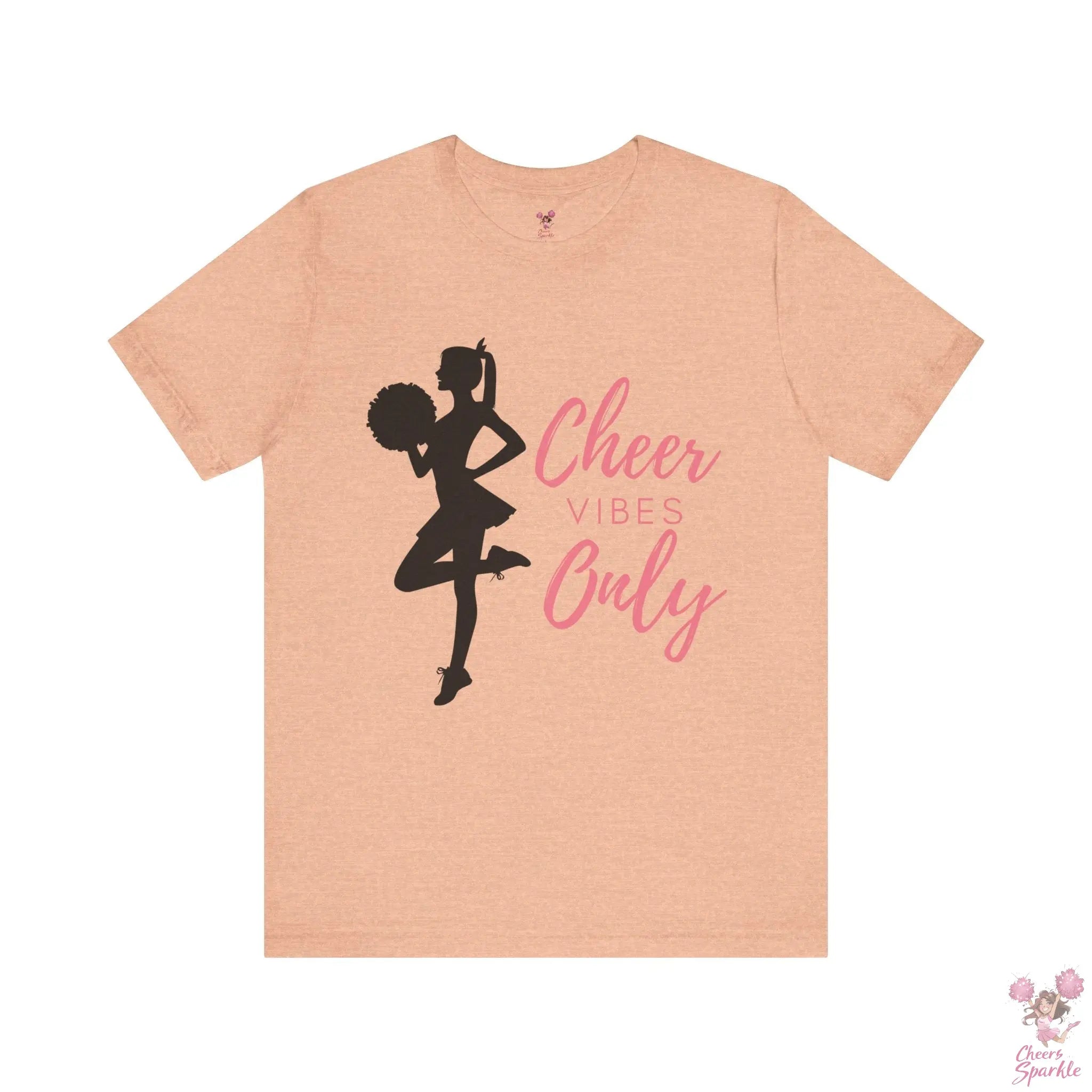 "Cheer Vibes Only" T-Shirt Cheers and Sparkle