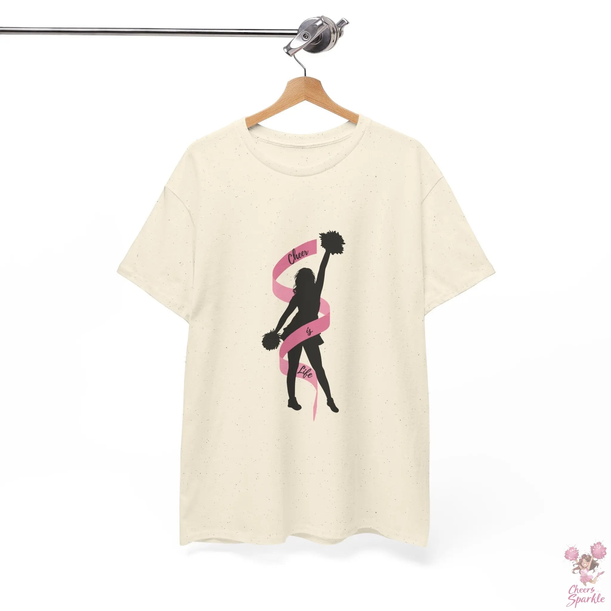 Heavy Cotton T-Shirt „Cheer is Life“ Printify