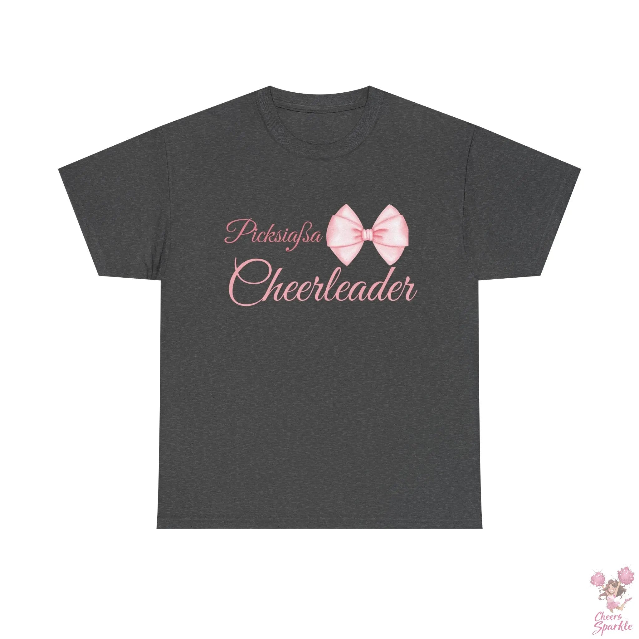 Cheerleader T-Shirt mit Schleifen-Design Printify