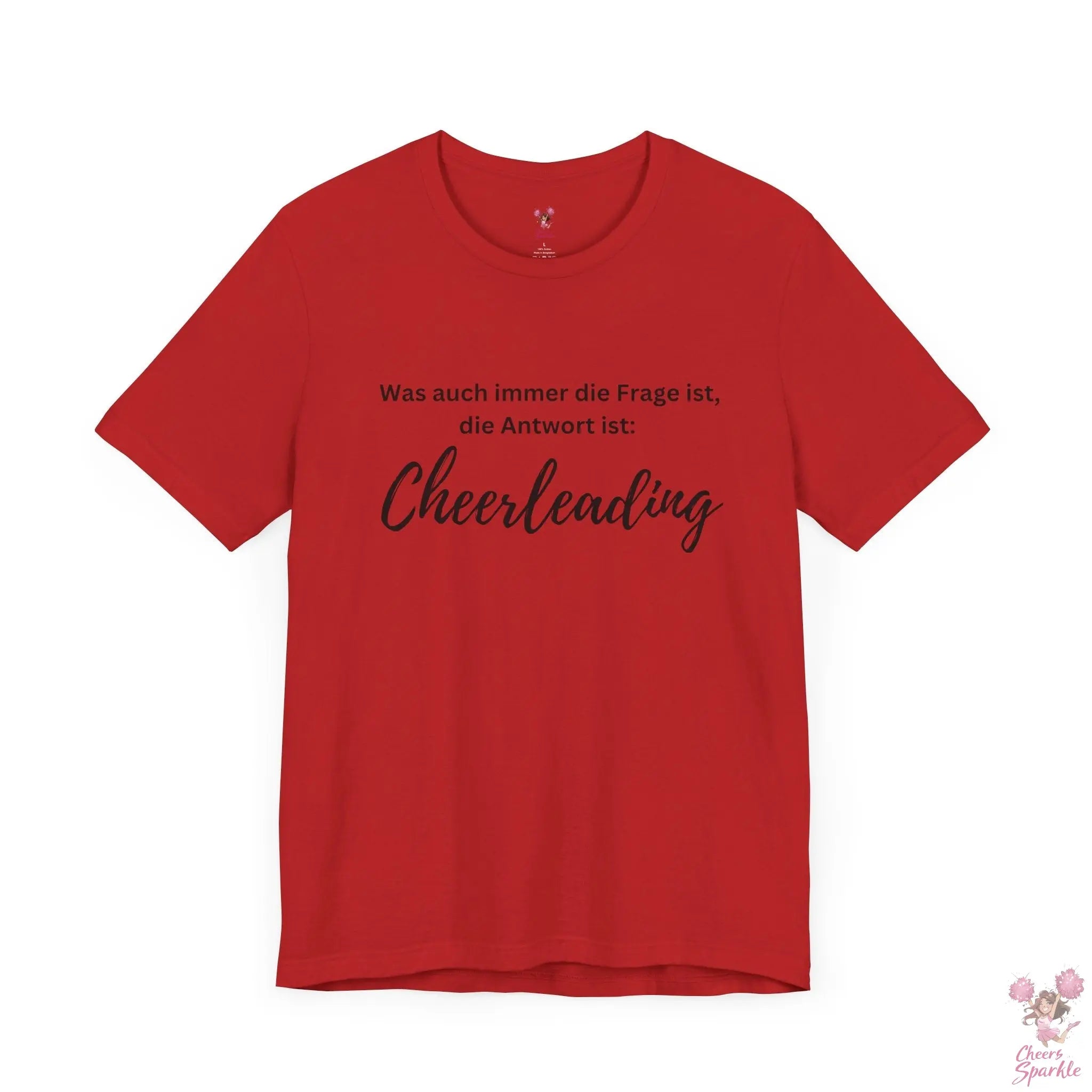 Tshirt - frecher Spruch für Cheerleader Cheers and Sparkle
