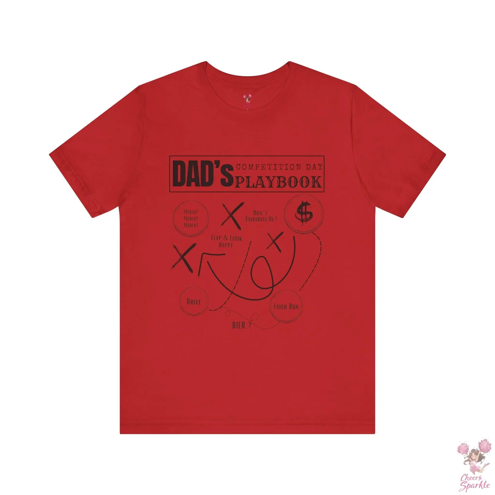 Cheer Dad T-Shirt for Game Day and Cheer Competition Printify