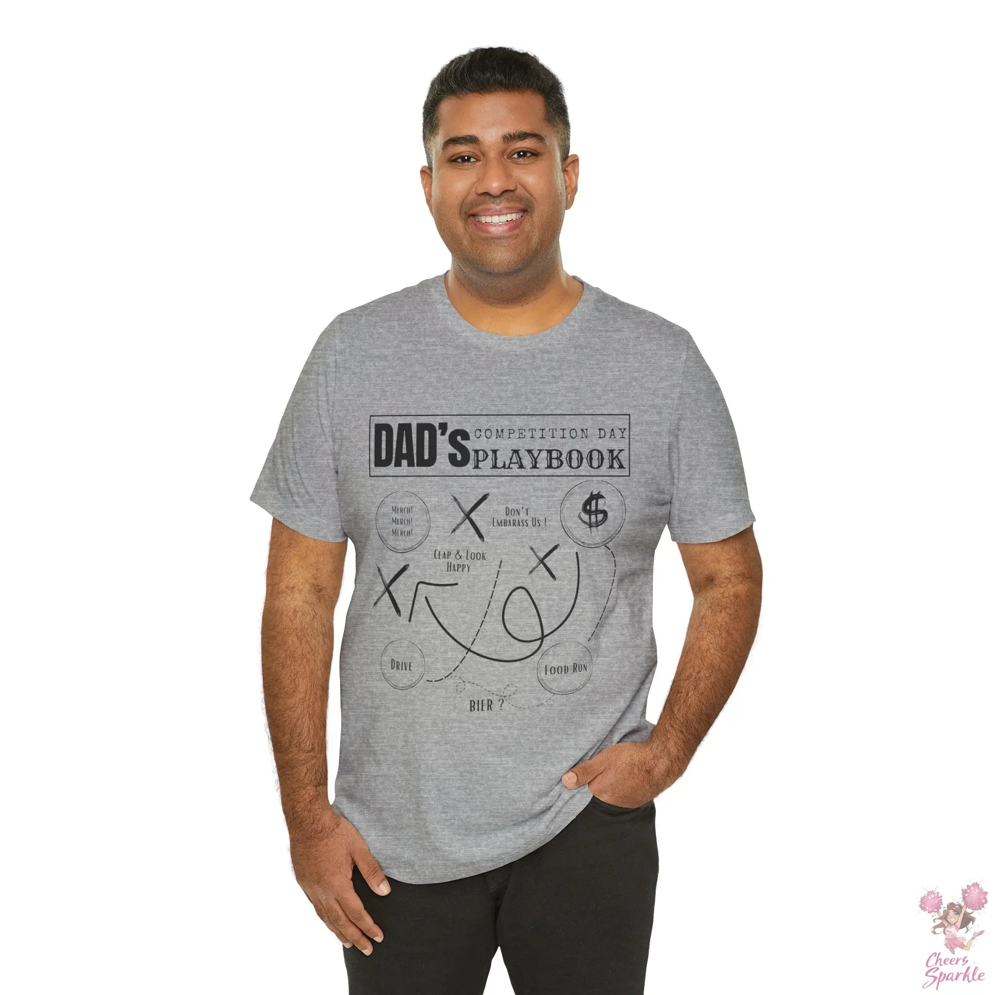 Cheer Dad T-Shirt for Game Day and Cheer Competition Printify