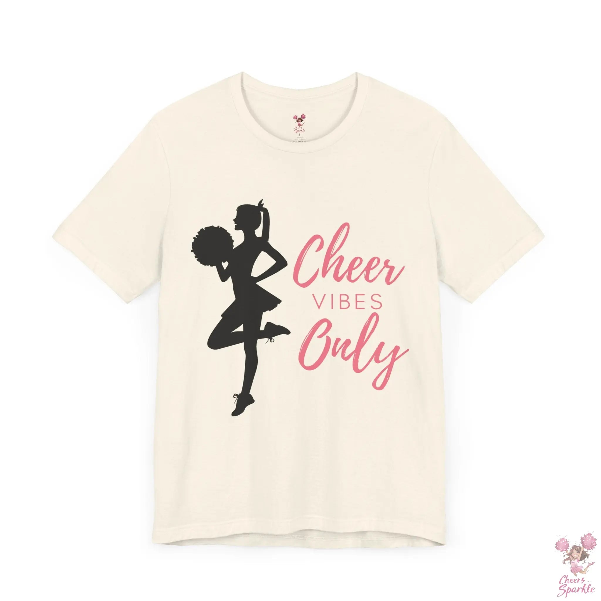 "Cheer Vibes Only" T-Shirt Cheers and Sparkle