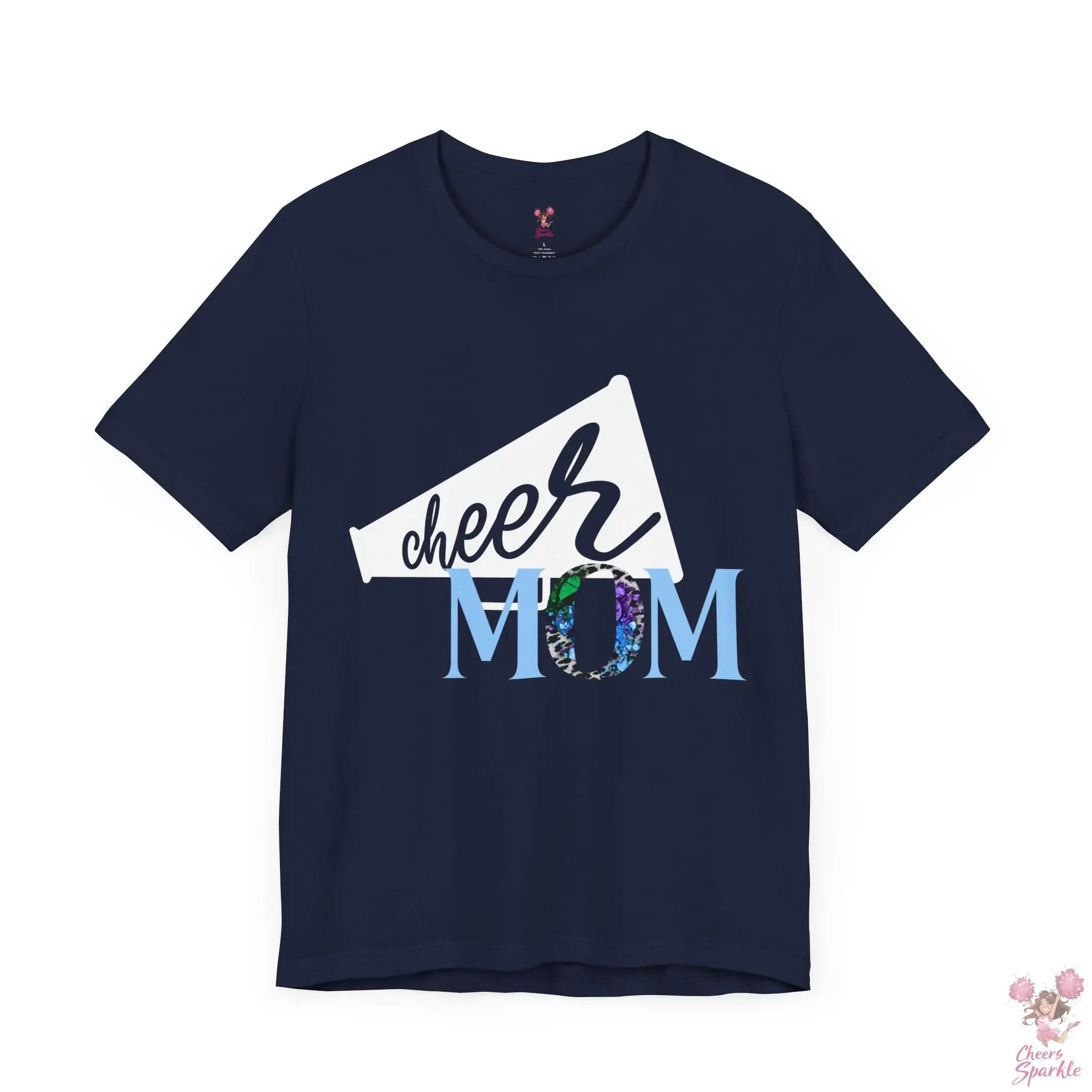 Cheer Mom T-Shirt V-Neck Cheers and Sparkle
