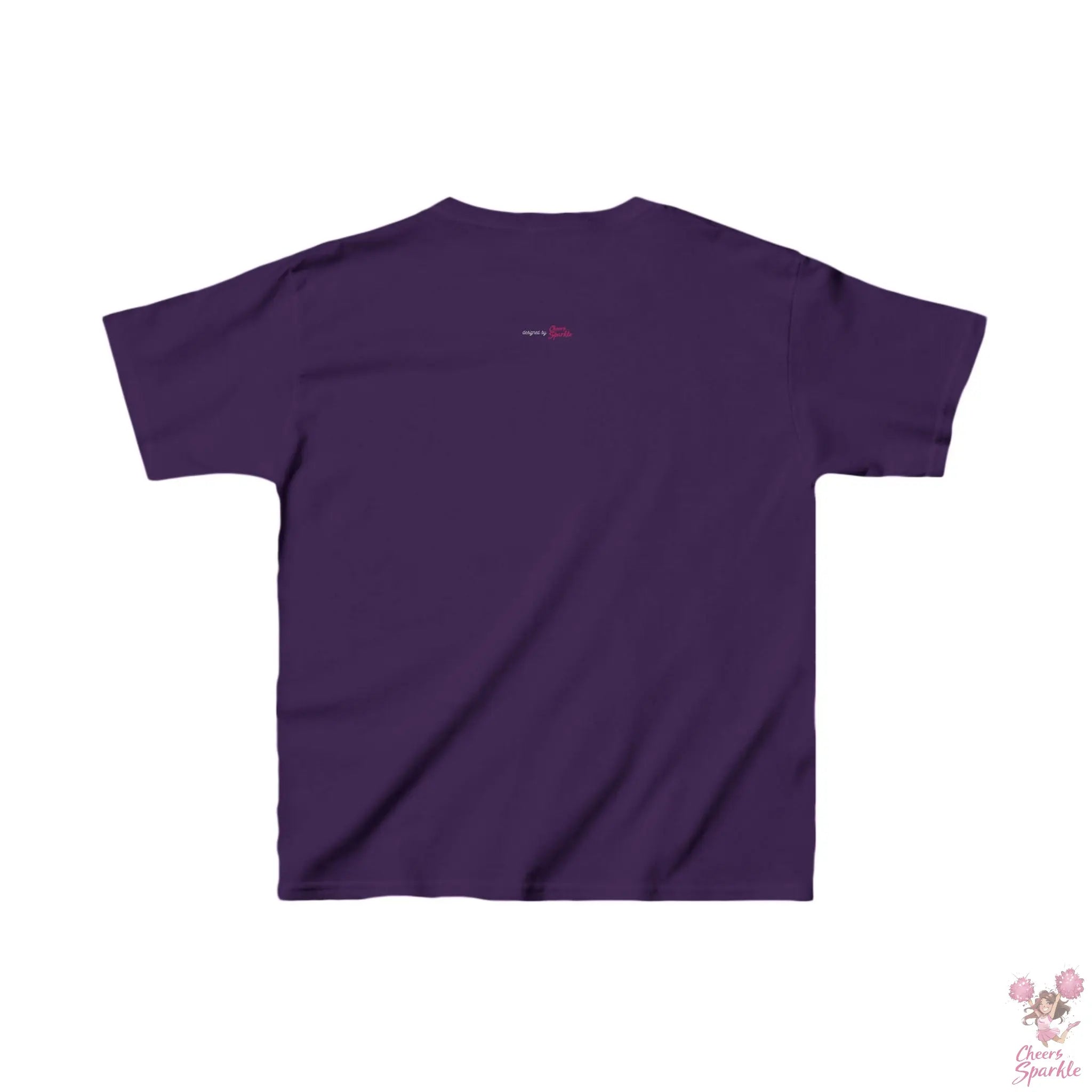 Kids Baumwoll T-Shirt "Straight Outta Cheer Practice" Cheers and Sparkle