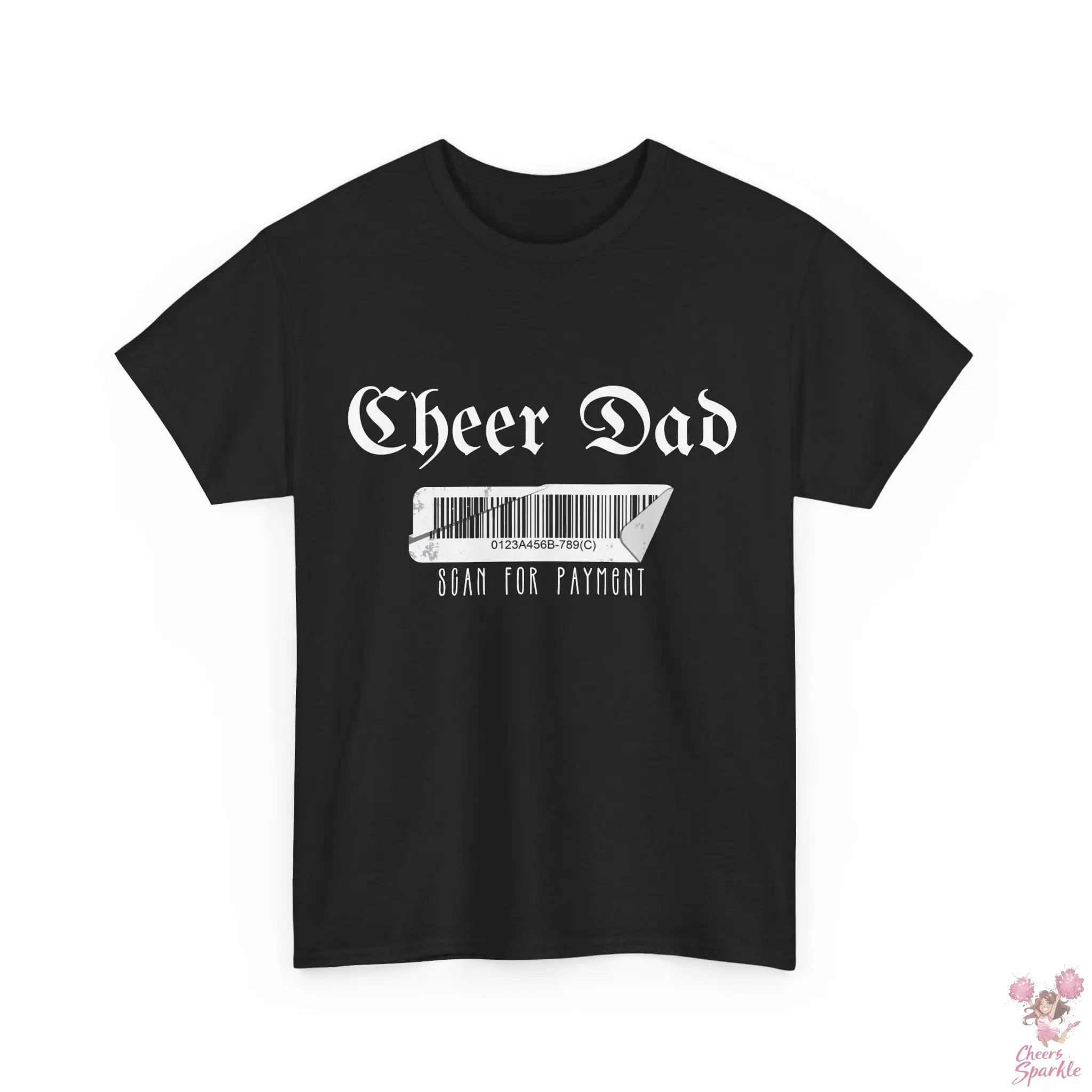 Cheer Dad Heavy Cotton T-Shirt Printify