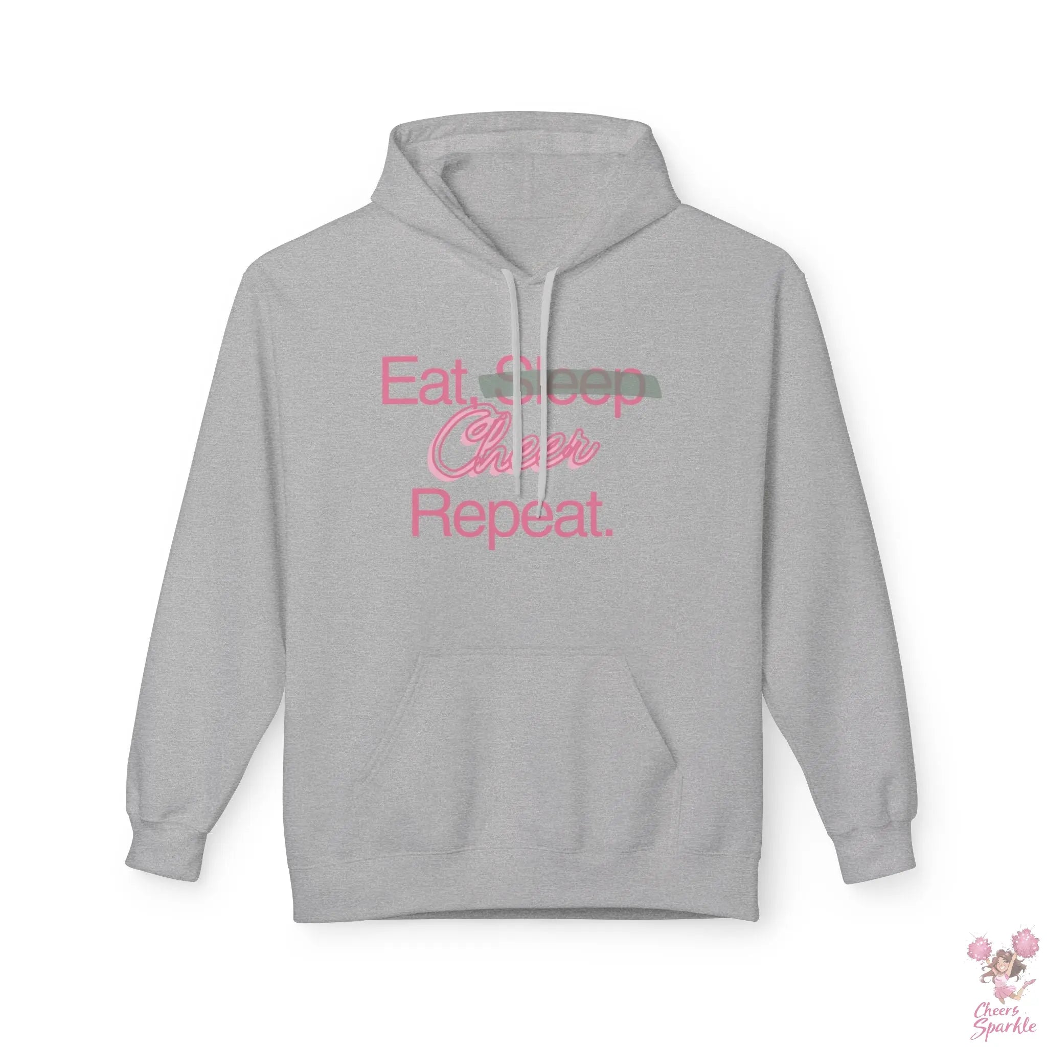 Hoodie "Eat. Sleep, Cheer, Repeat" Printify
