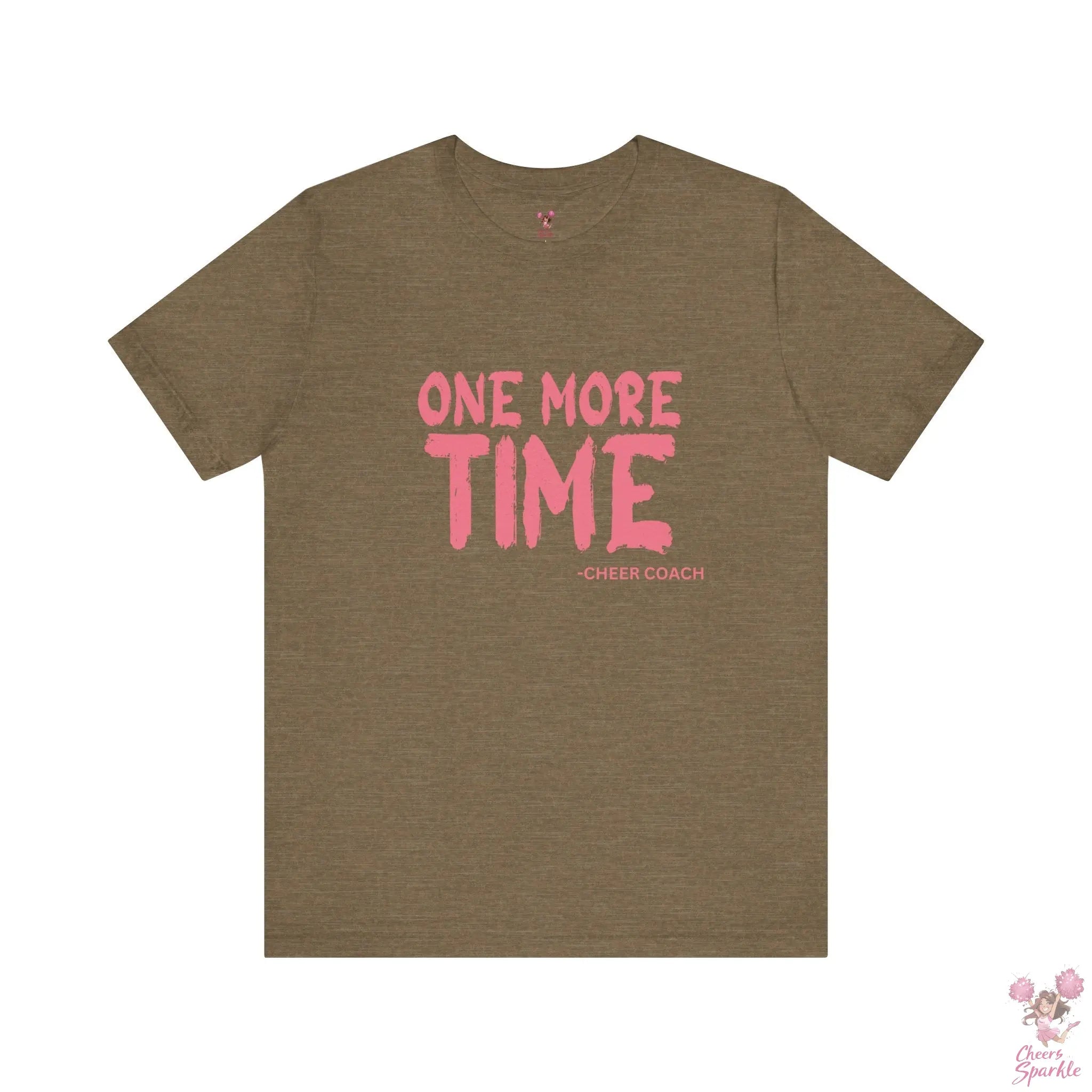 „ONE MORE TIME -  CHEER COACH“ - Tshirt Cheers and Sparkle