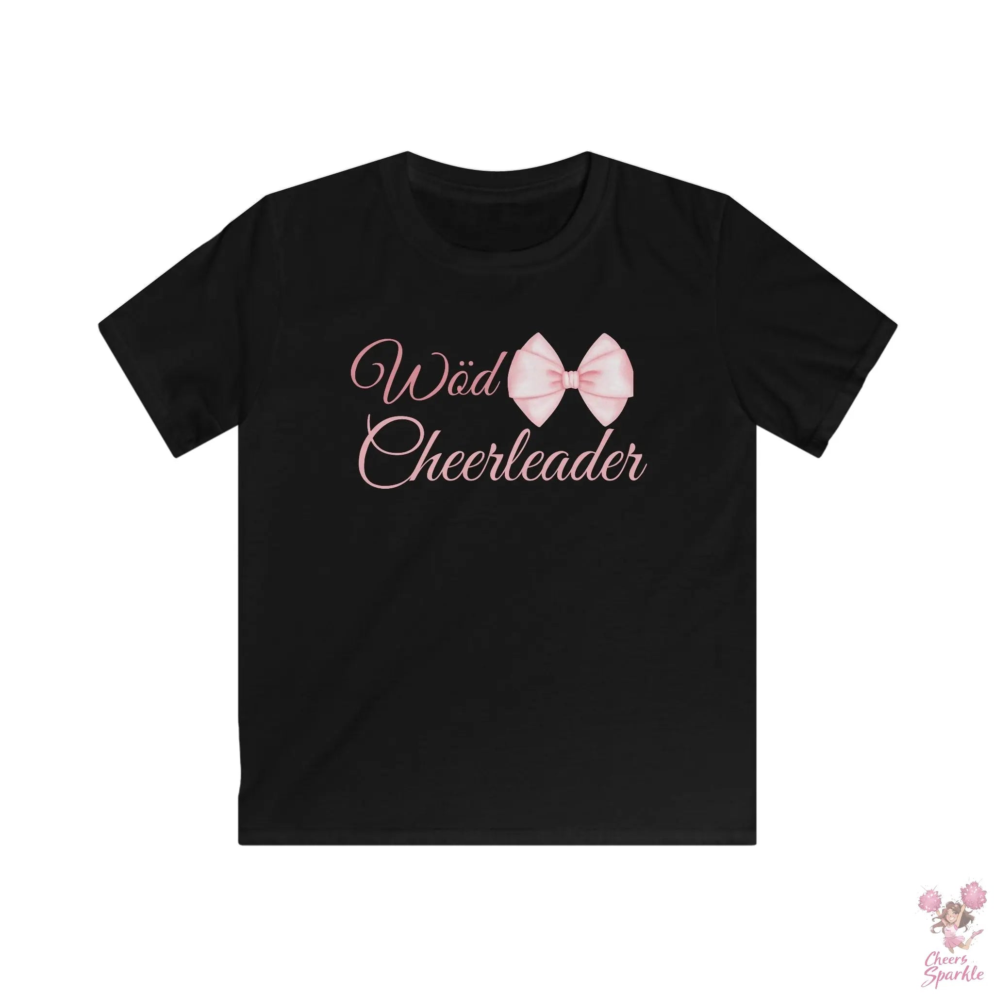 Mädchen Cheerleader T-Shirt Cheers and Sparkle