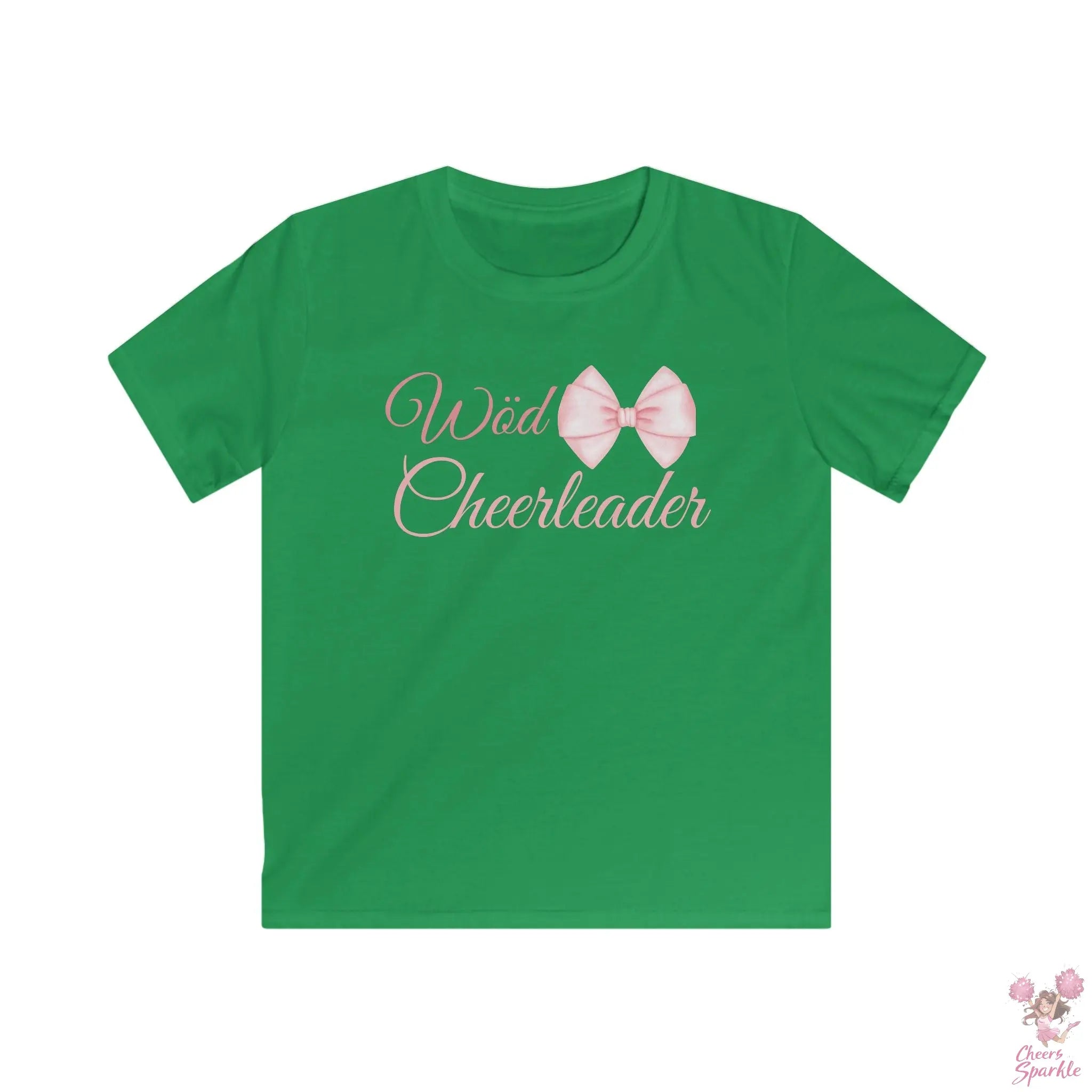 Mädchen Cheerleader T-Shirt Cheers and Sparkle