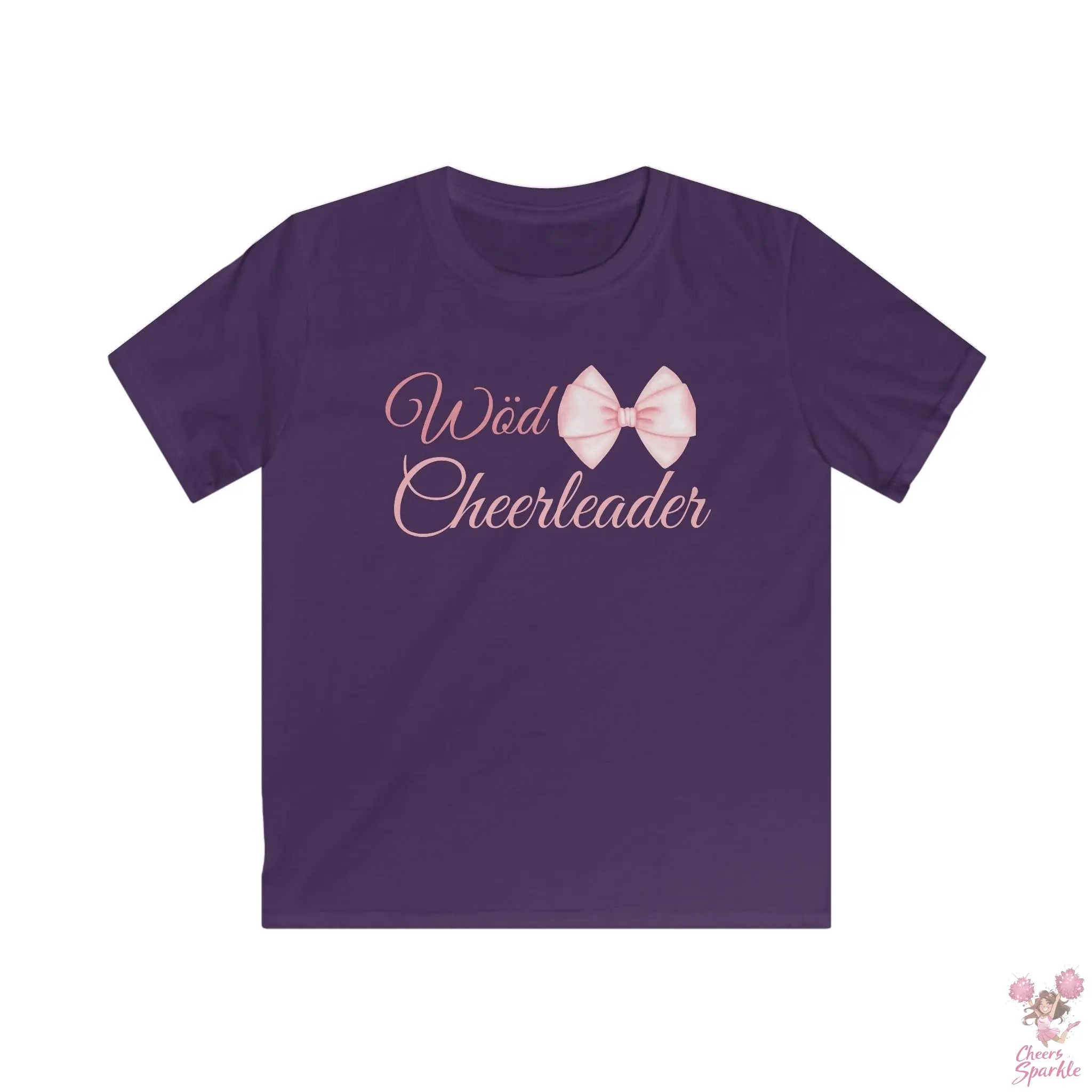 Mädchen Cheerleader T-Shirt Cheers and Sparkle