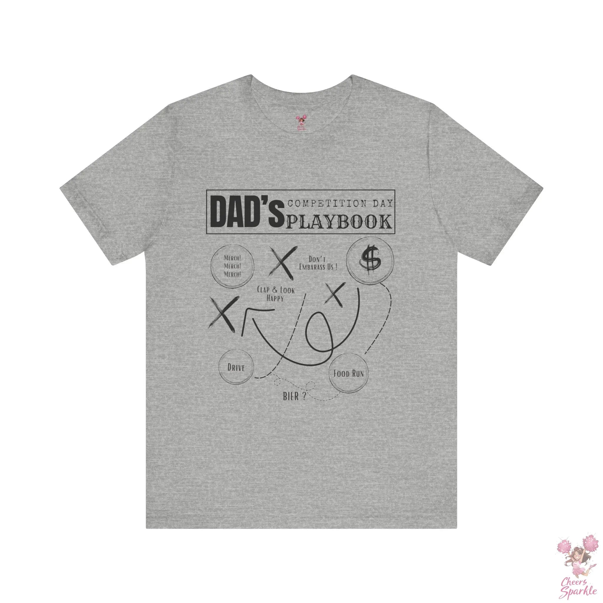 Cheer Dad T-Shirt for Game Day and Cheer Competition Printify