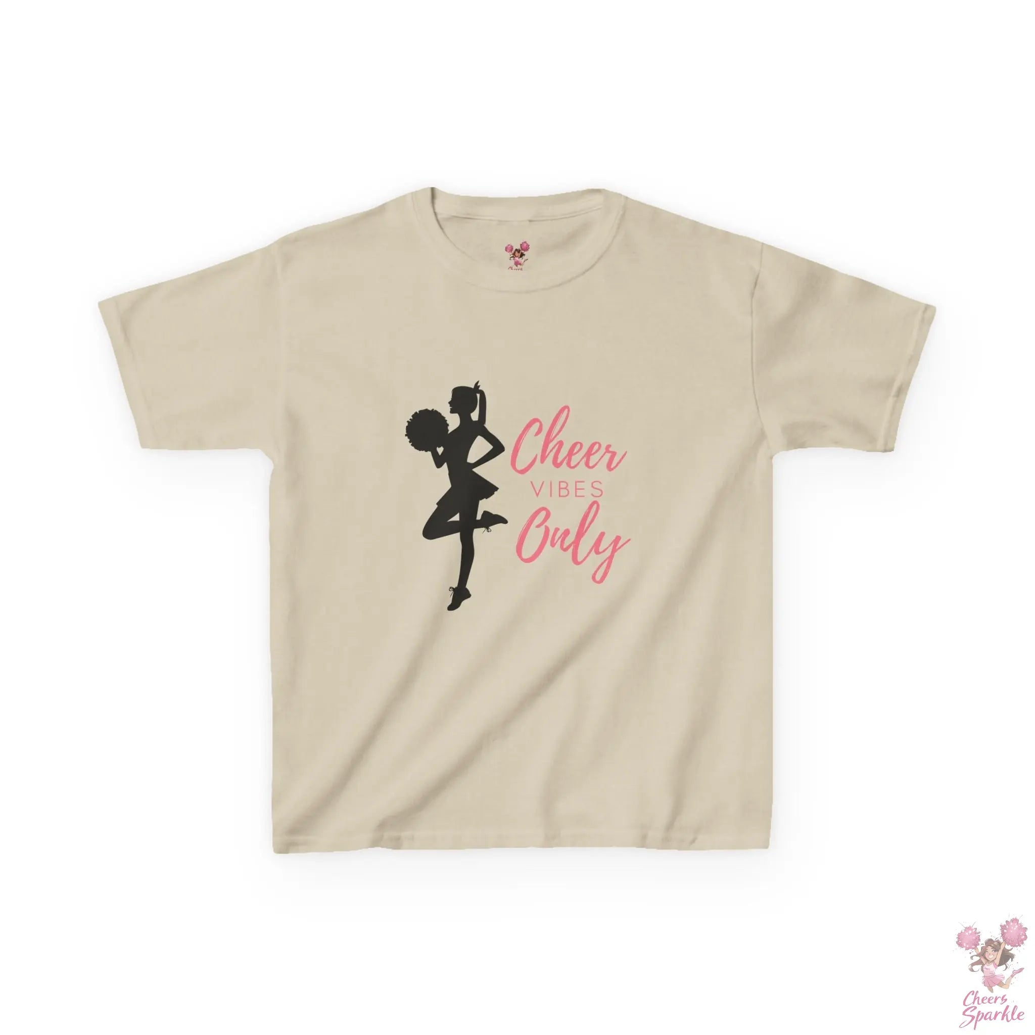 Kids "Cheer Vibes Only" T-Shirt Printify