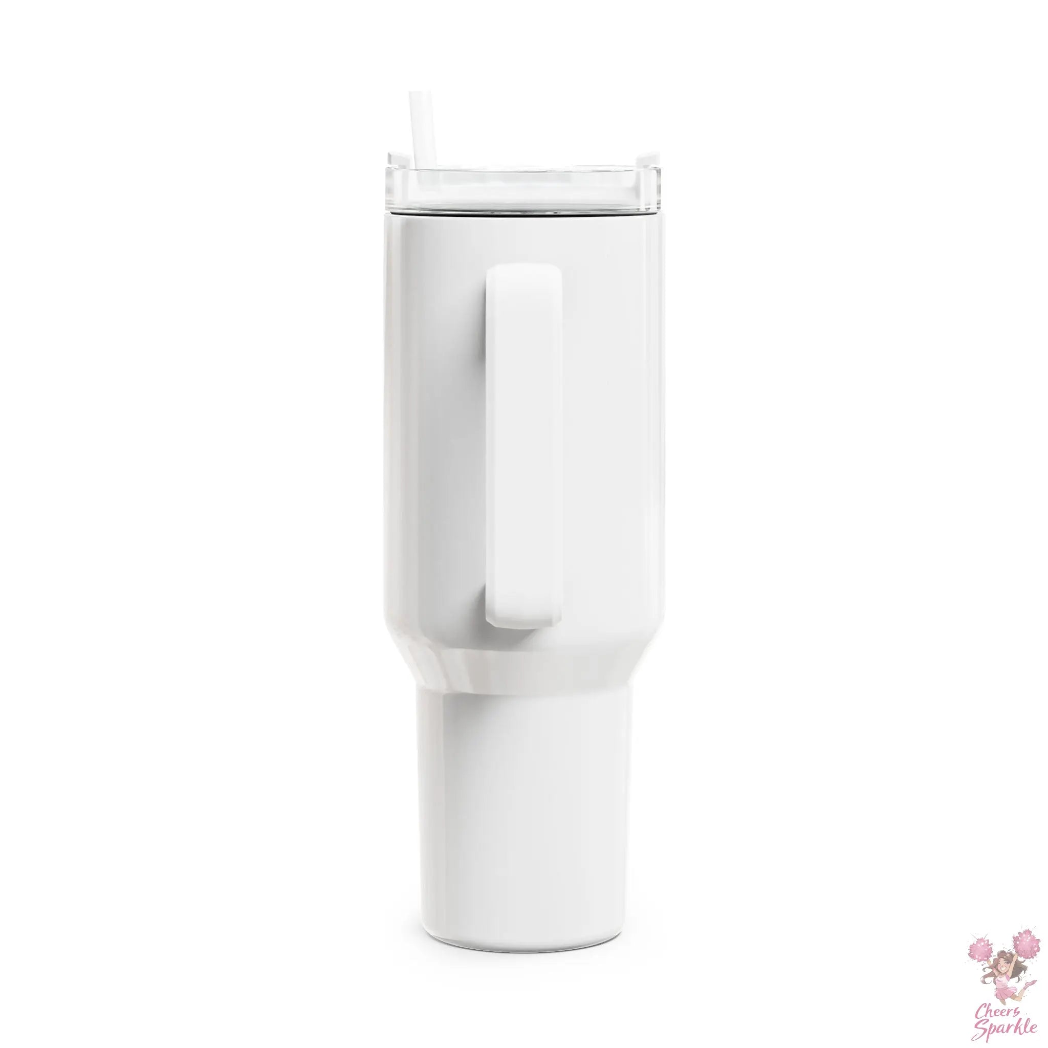 Cheer Mom Tumbler, 40oz Cheers and Sparkle