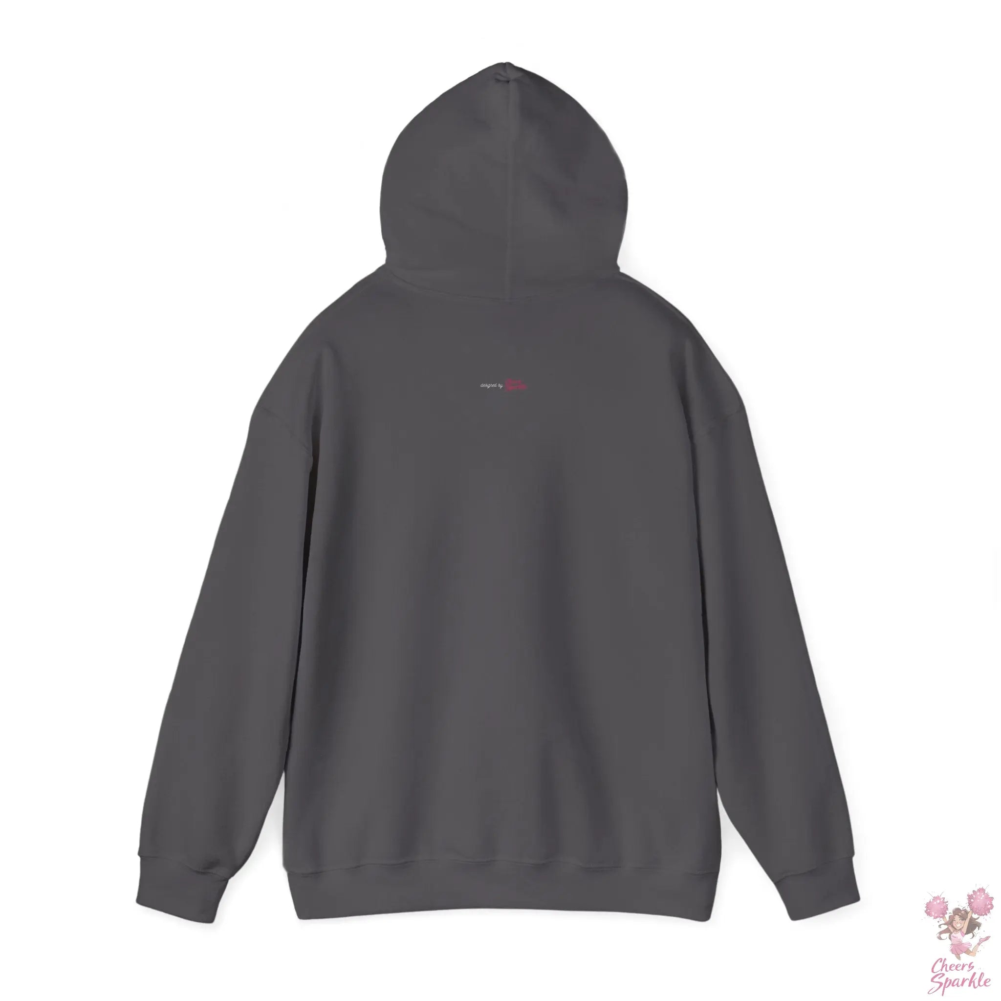 Hoodie „Vergiss Highheels, diese Prinzessin trägt Cheer Schuhe“ Printify