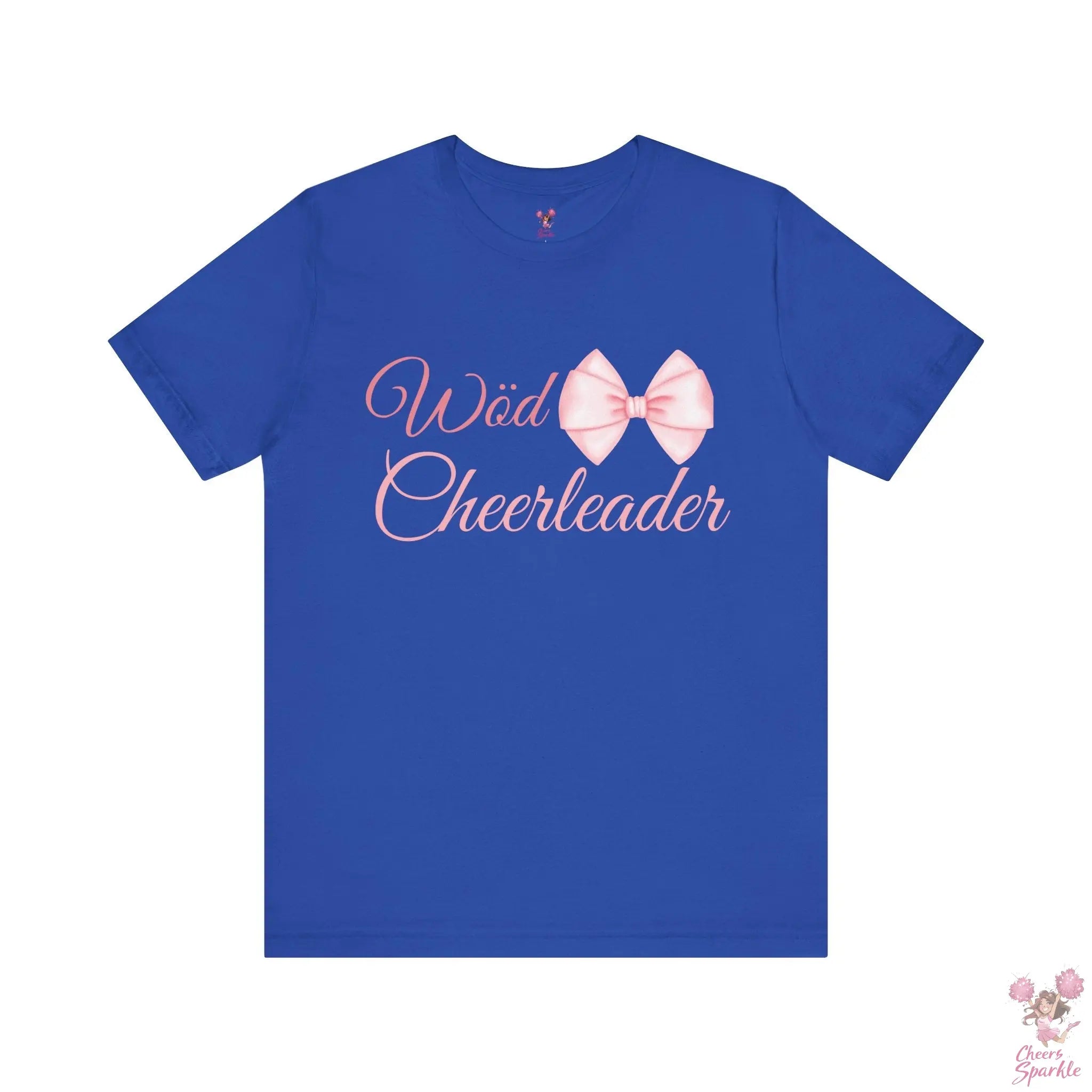 Cheerleader T-Shirt mit Schleifen-Design Cheers and Sparkle