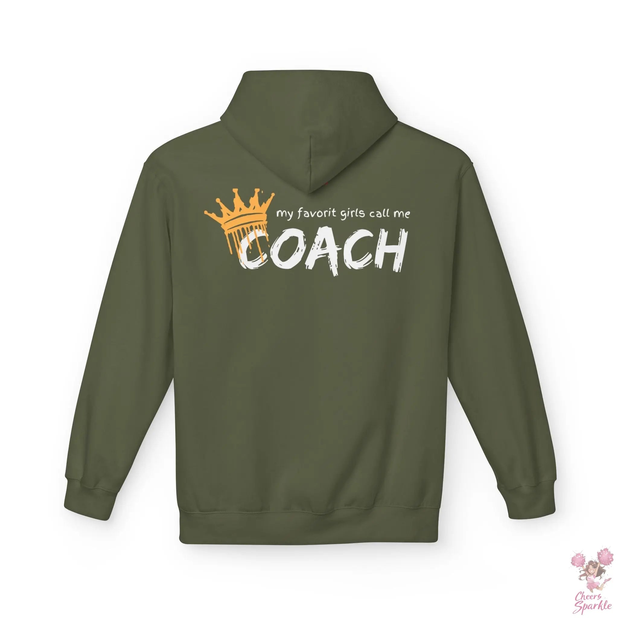 "All my favorit Girls call me Coach" Hoodie Cheers and Sparkle