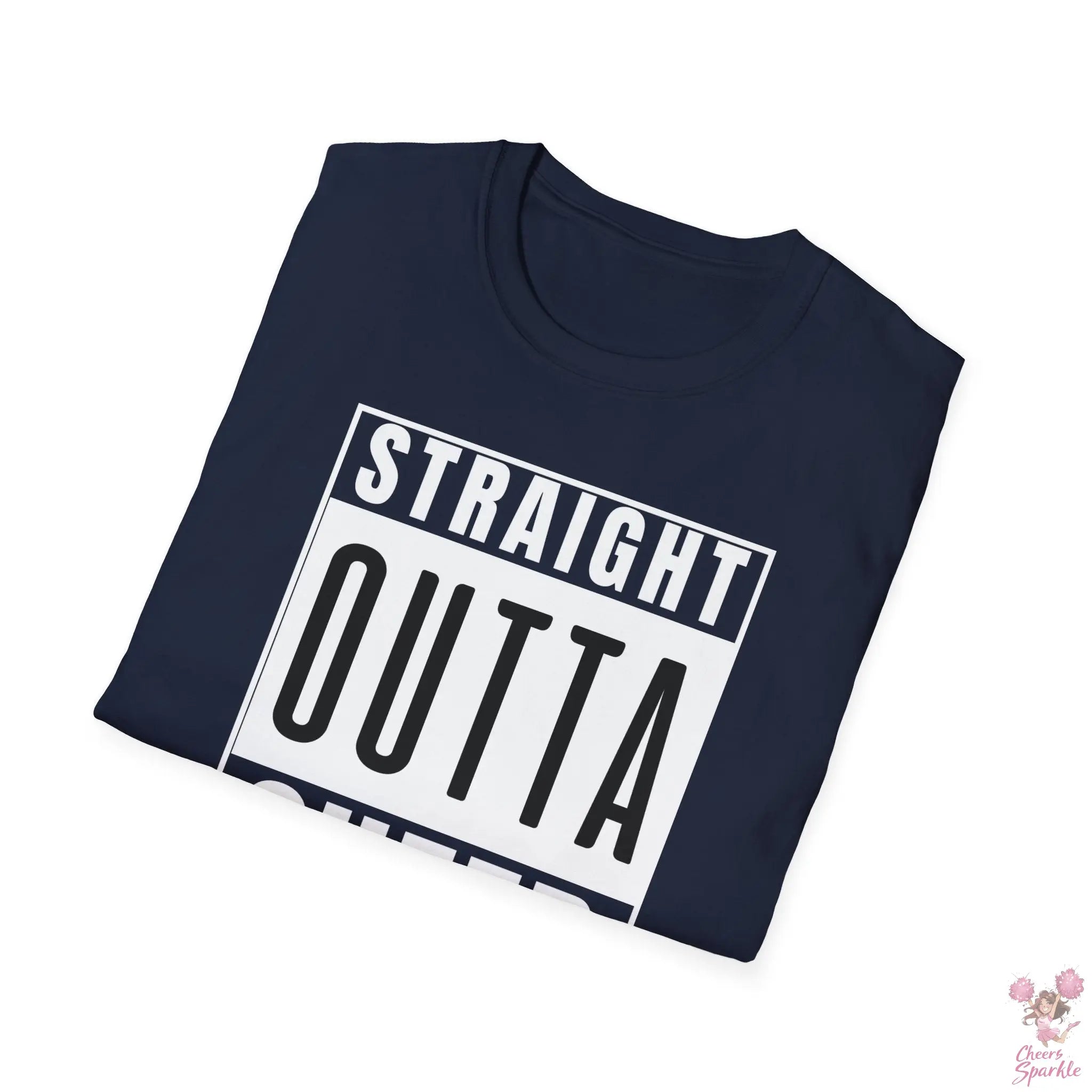 T-Shirt - "Straight Outta Cheer Practice" Cheers and Sparkle