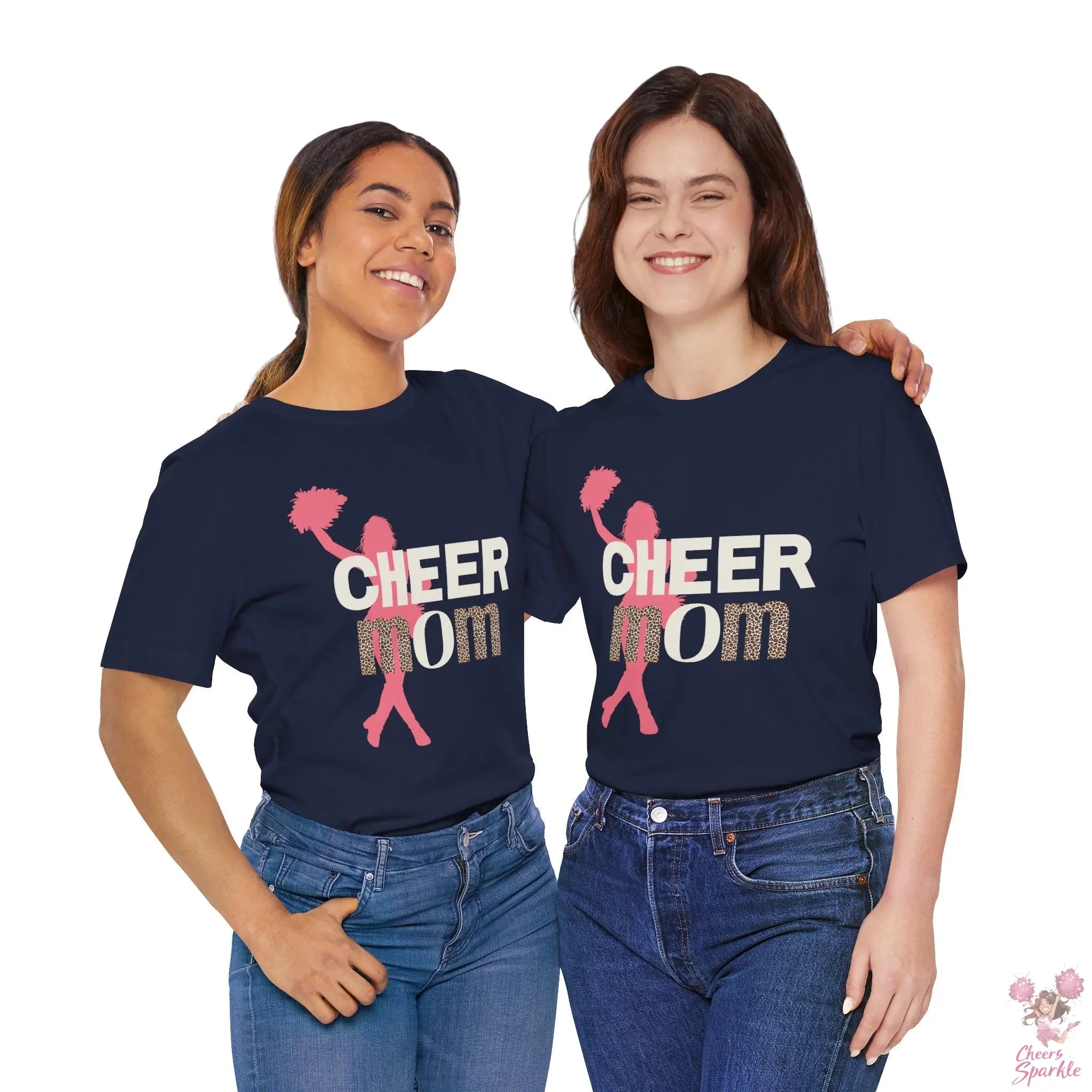 Cheer Mom T-Shirt Cheers and Sparkle