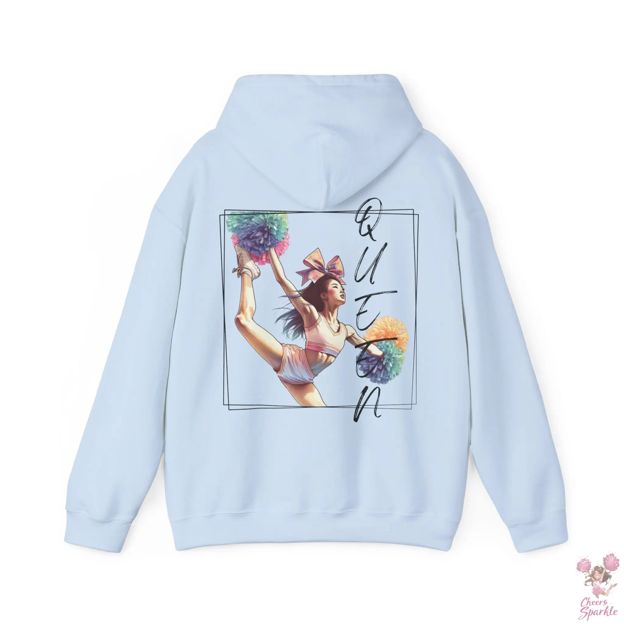 Stylische Cheerleader-Hoodie Cheers and Sparkle