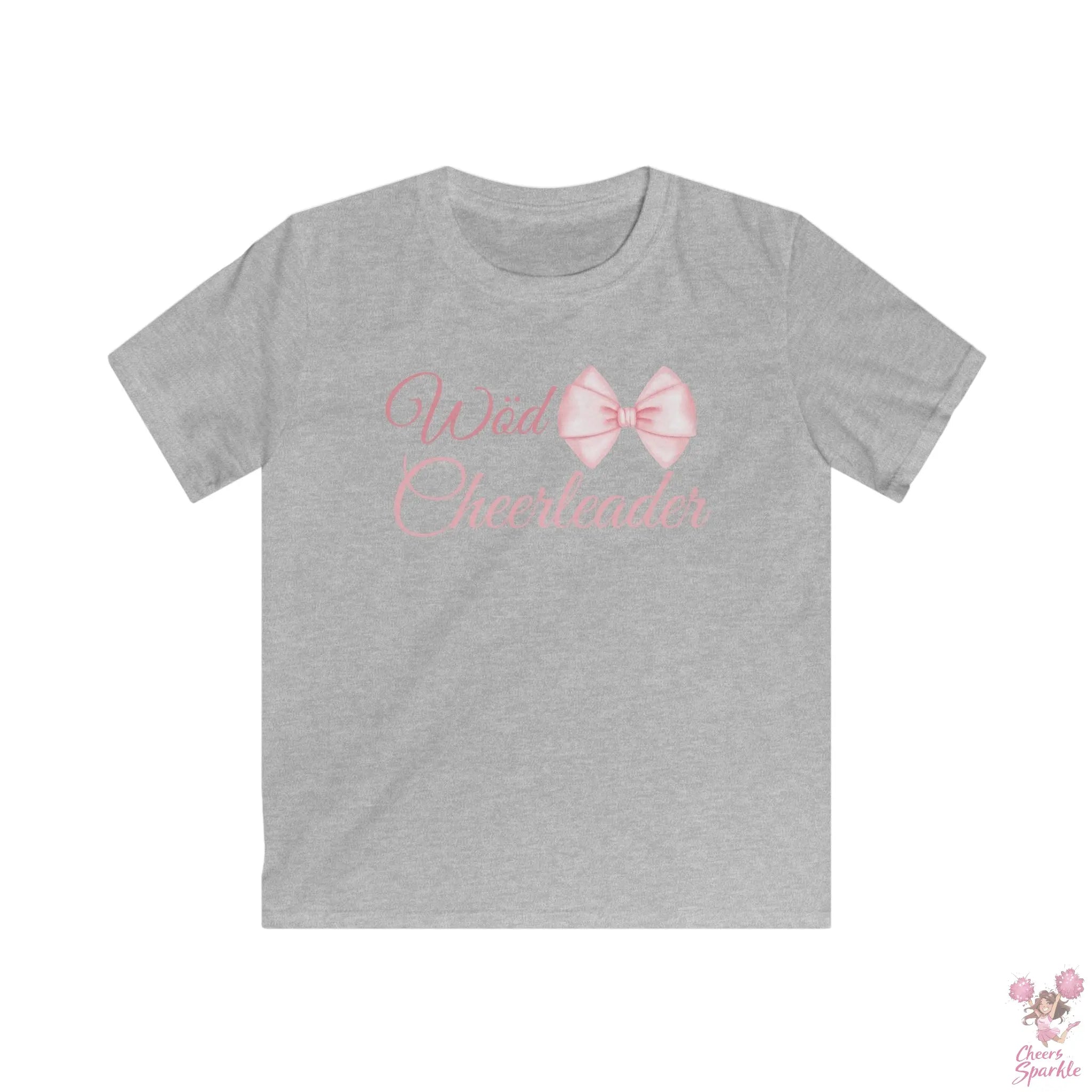Mädchen Cheerleader T-Shirt Cheers and Sparkle