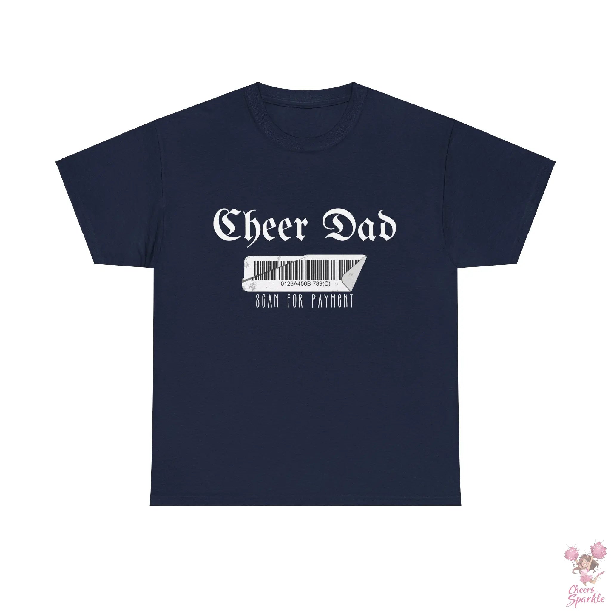 Cheer Dad Heavy Cotton T-Shirt Printify