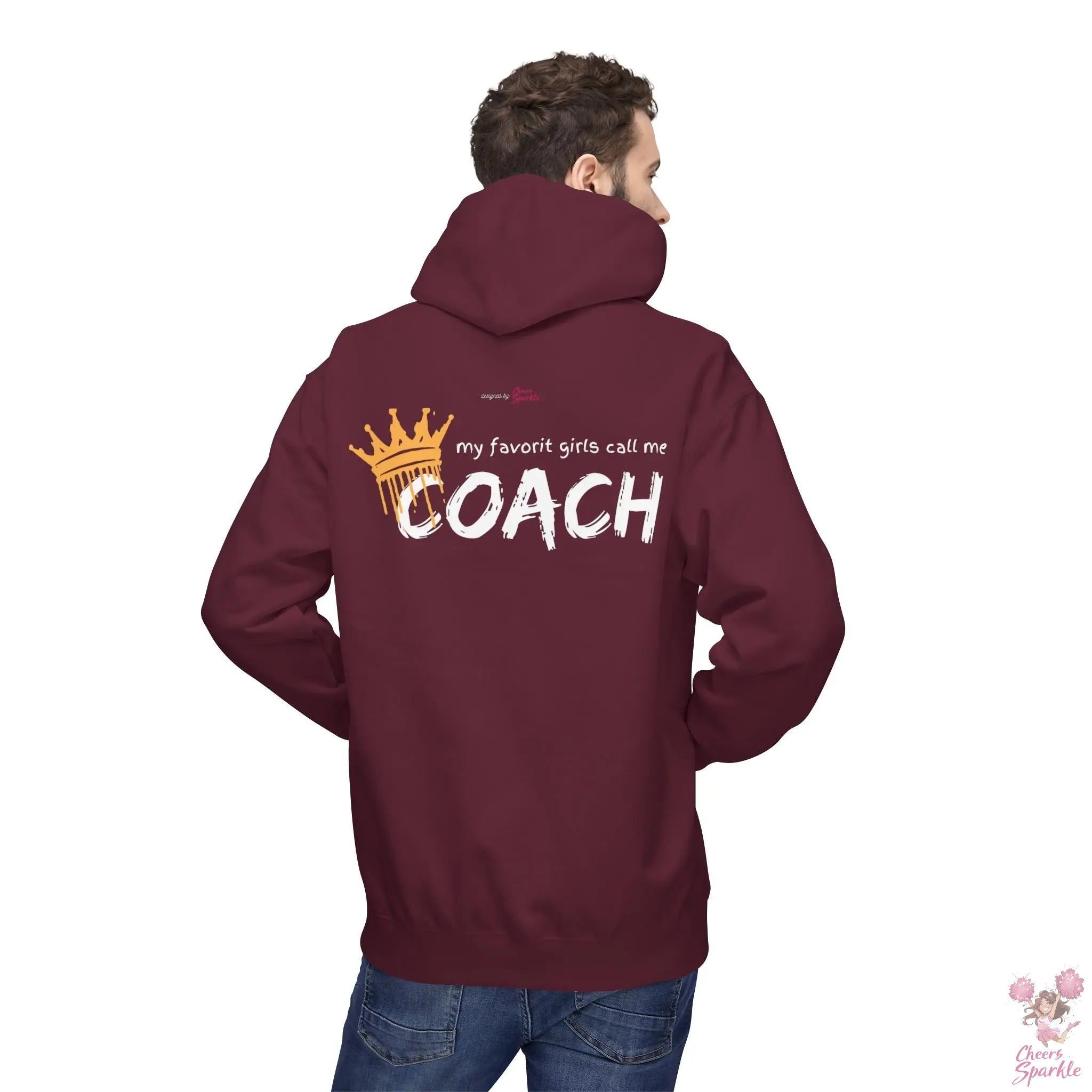 "All my favorit Girls call me Coach" Hoodie Cheers and Sparkle