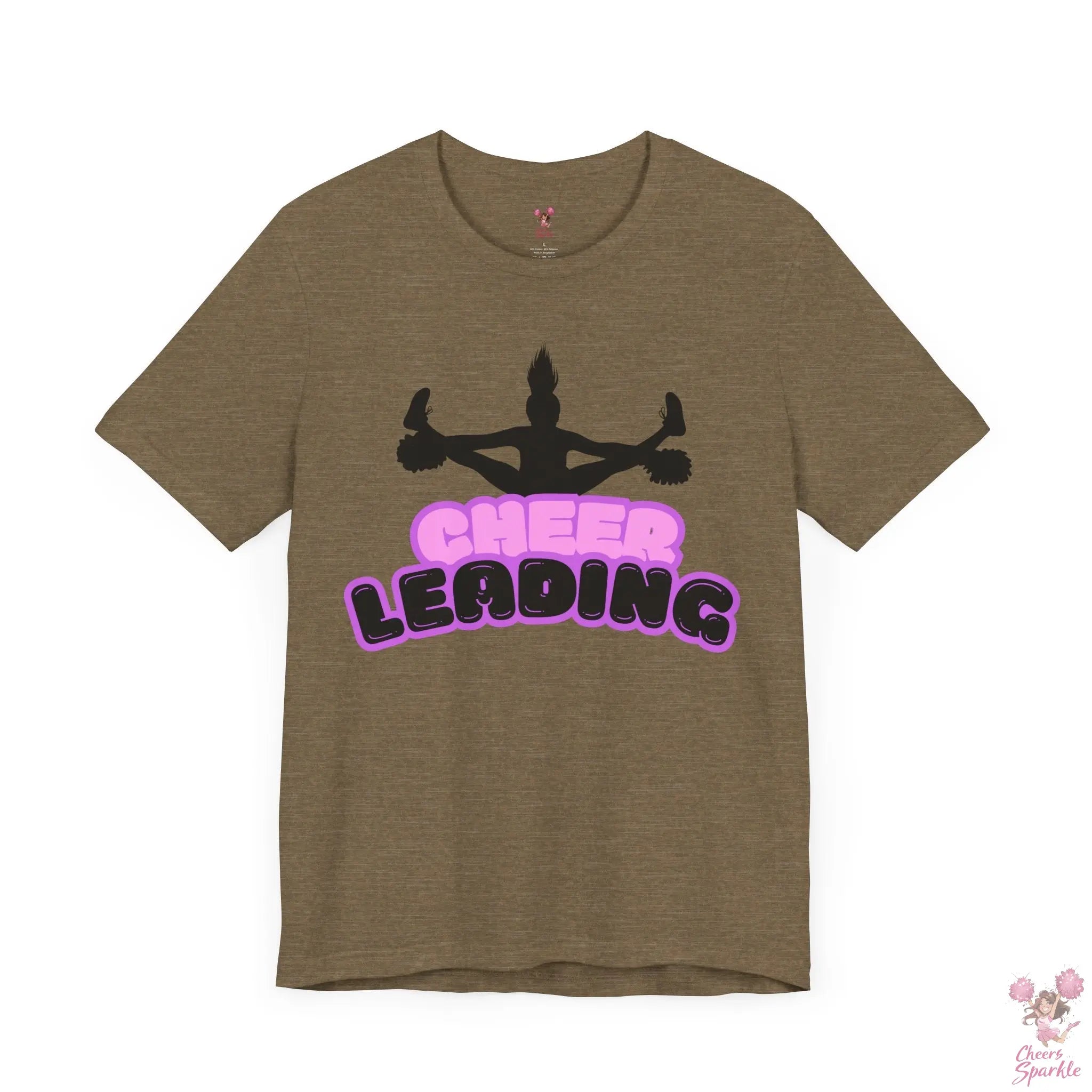 Cheerleader T-Shirt Flyer Motiv Cheers and Sparkle