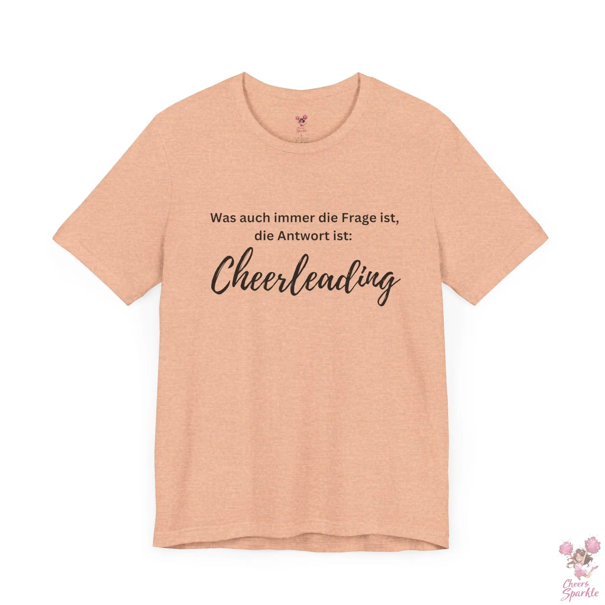 Tshirt - frecher Spruch für Cheerleader Cheers and Sparkle