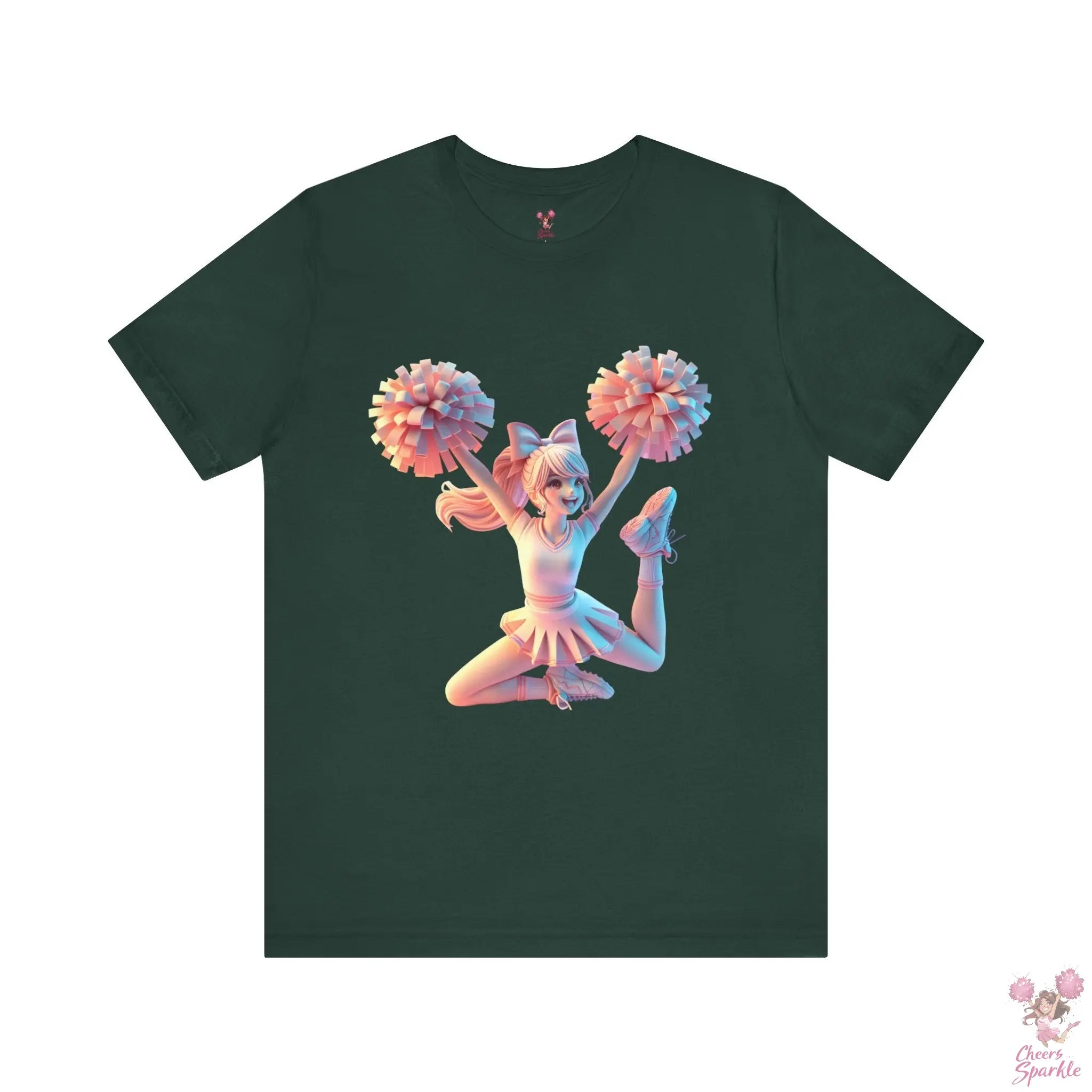 Lebendiger 3D-Druck eines Cheerleaders - Unisex - Cheers and Sparkle