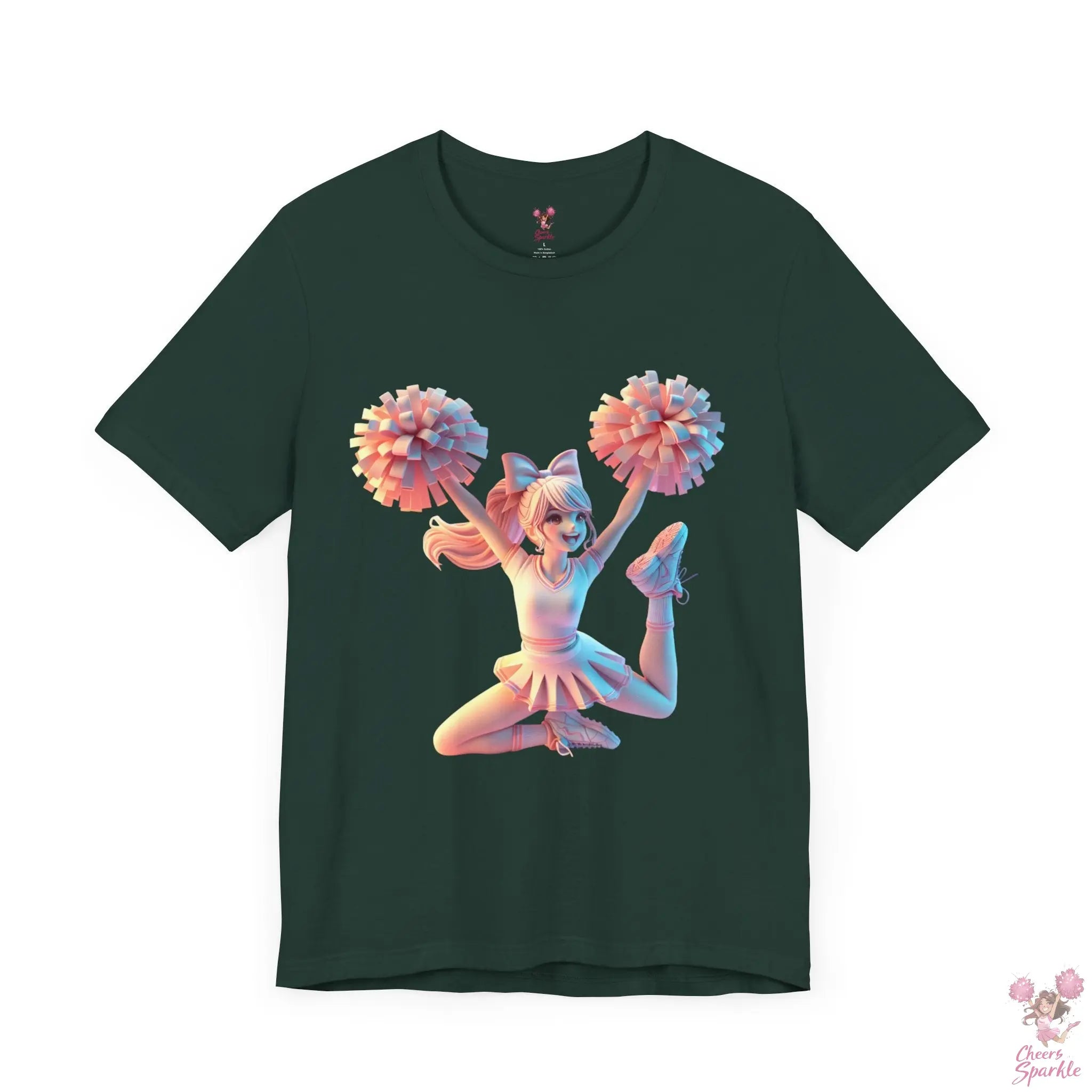 Lebendiger 3D-Druck eines Cheerleaders - Unisex - Cheers and Sparkle