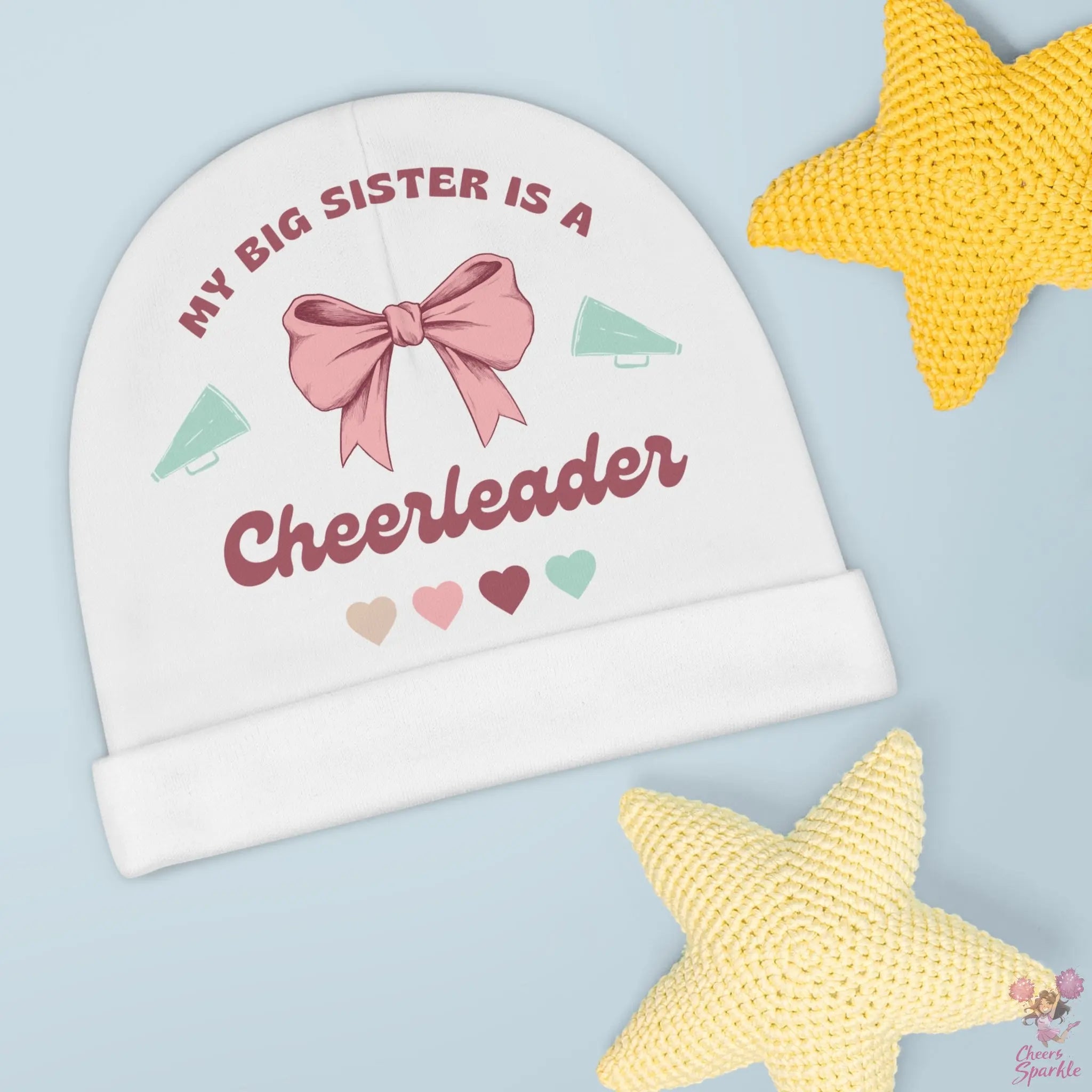 Baby Beanie (AOP) - Cheers and Sparkle