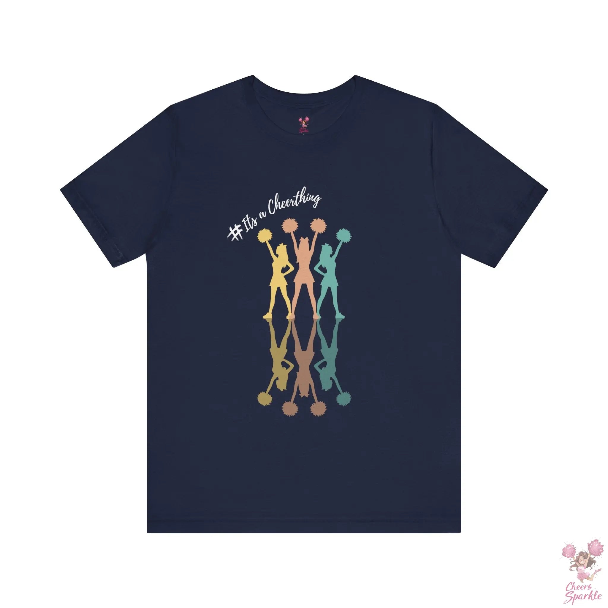 Cheerleader Silhouettes T-Shirt"#Its a Cheerthing" Cheers and Sparkle