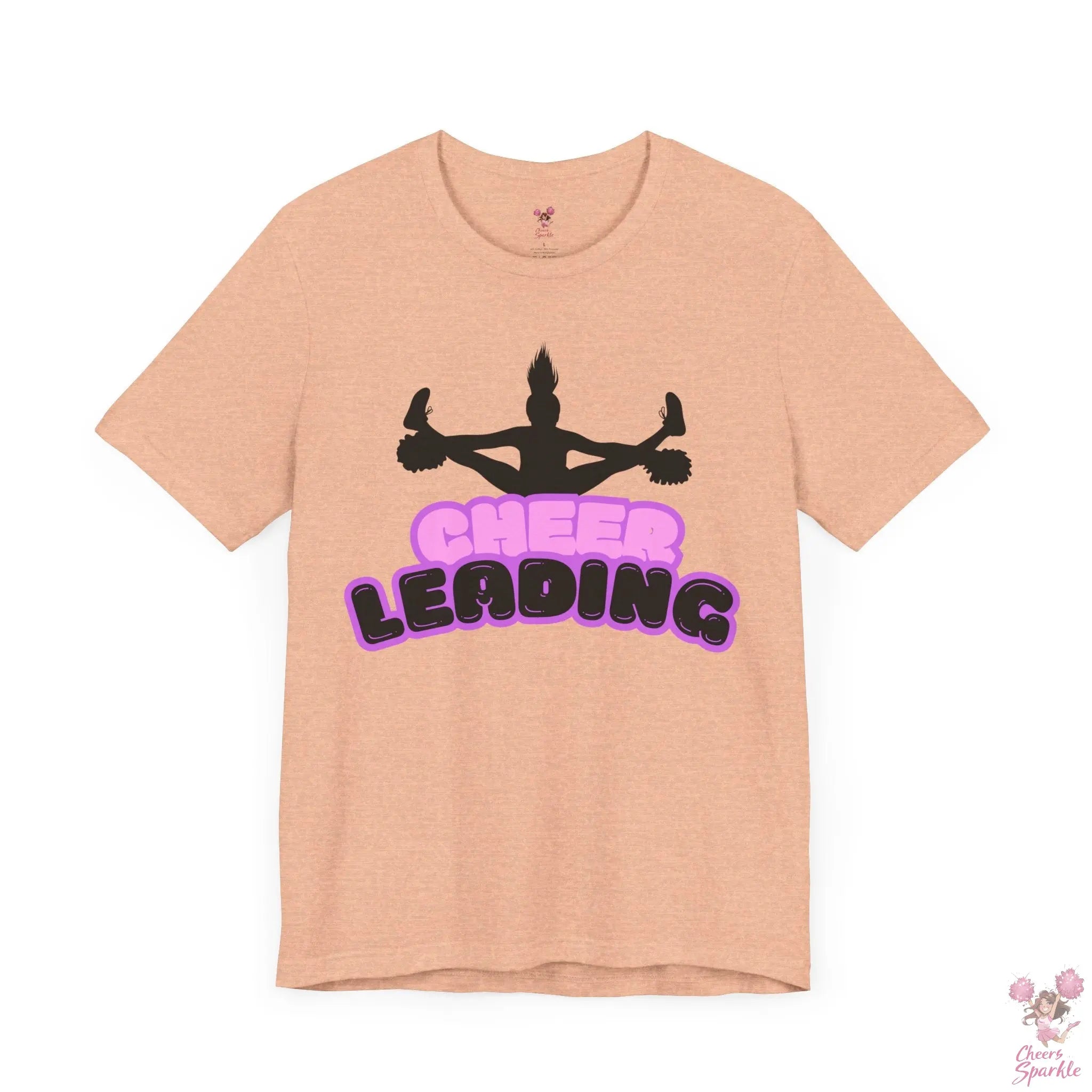 Cheerleader T-Shirt Flyer Motiv Cheers and Sparkle