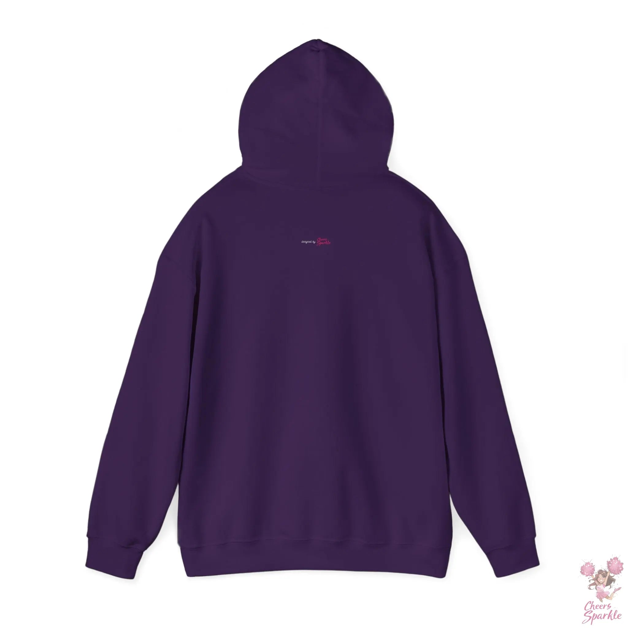 Hoodie „Vergiss Highheels, diese Prinzessin trägt Cheer Schuhe“ Printify
