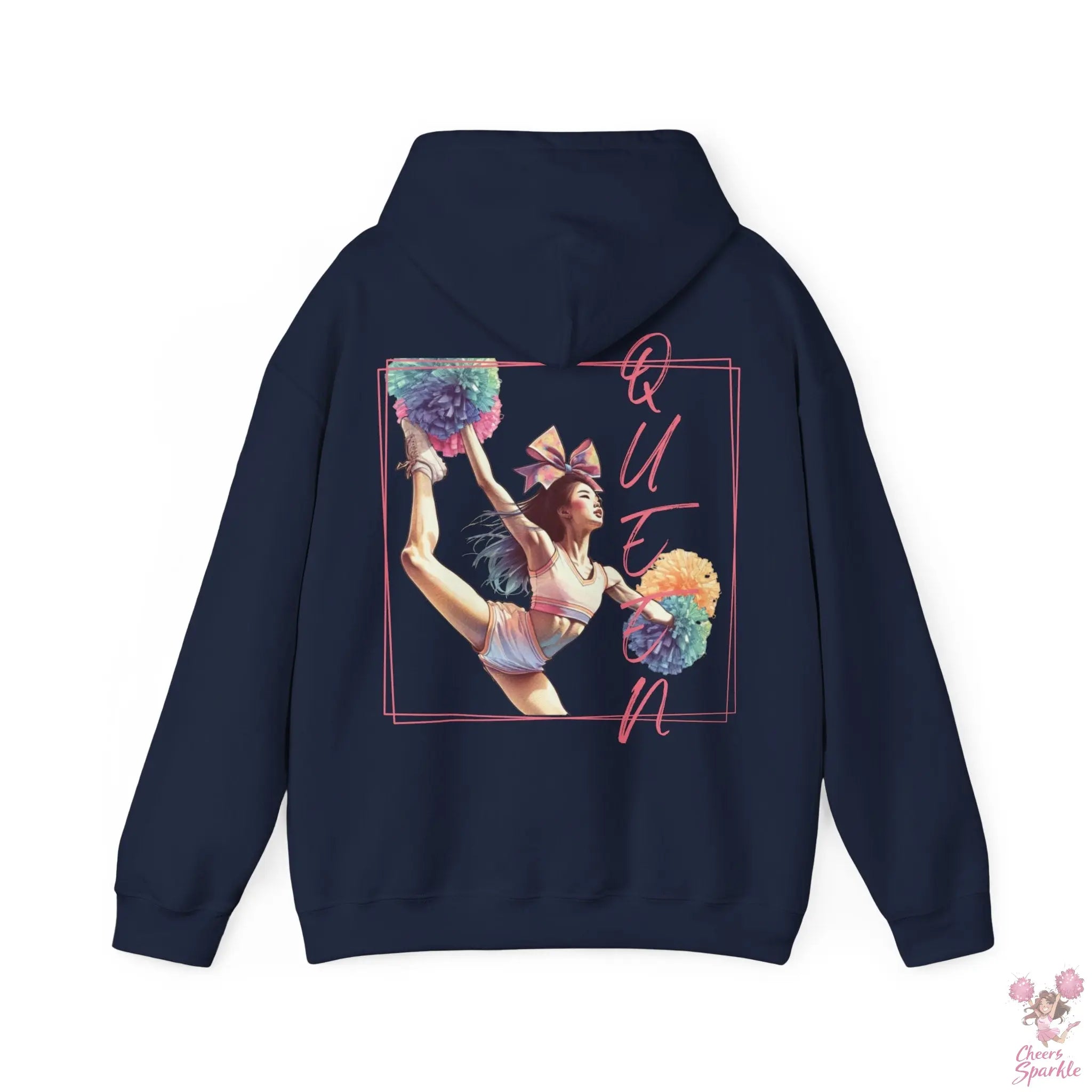 Stylische Cheerleader-Hoodie Cheers and Sparkle