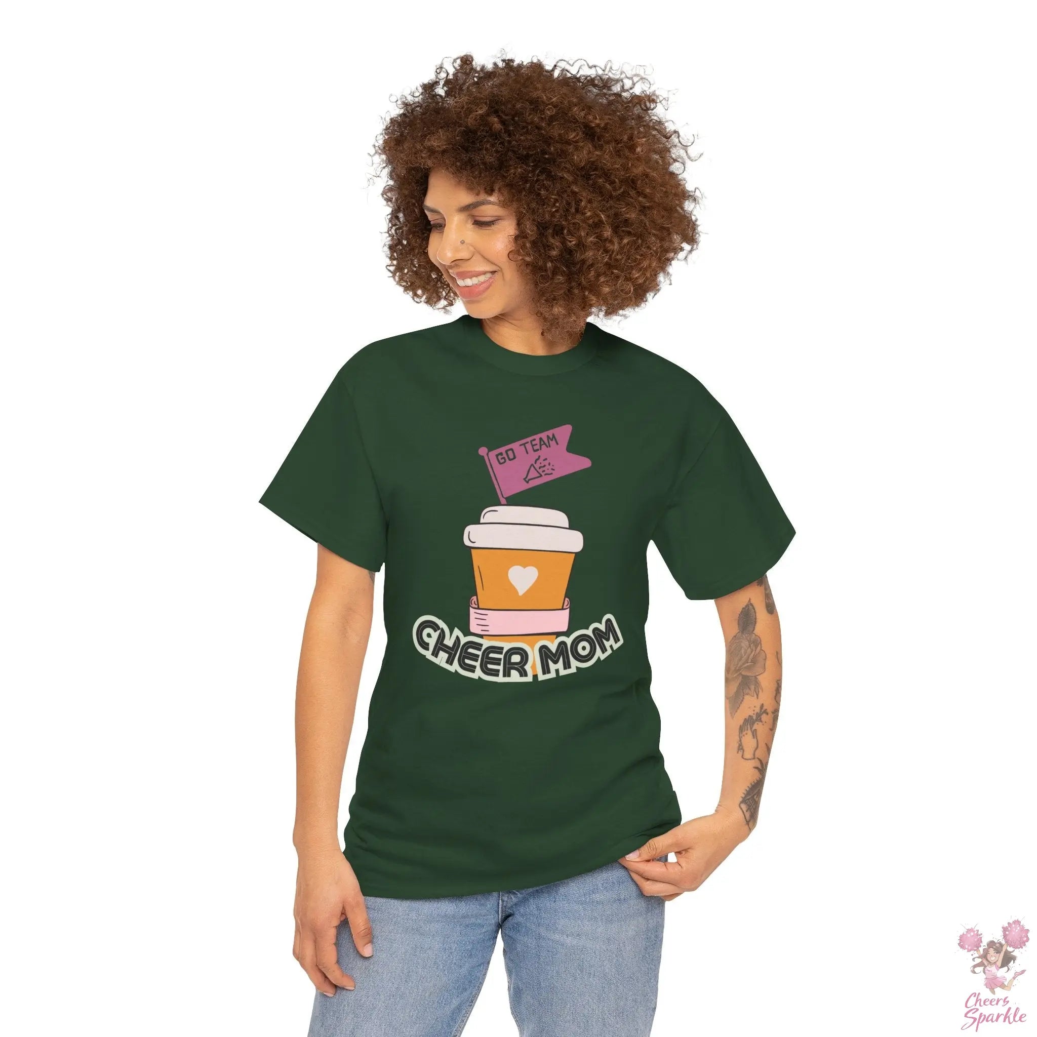 Cheer Mom T-Shirt Printify