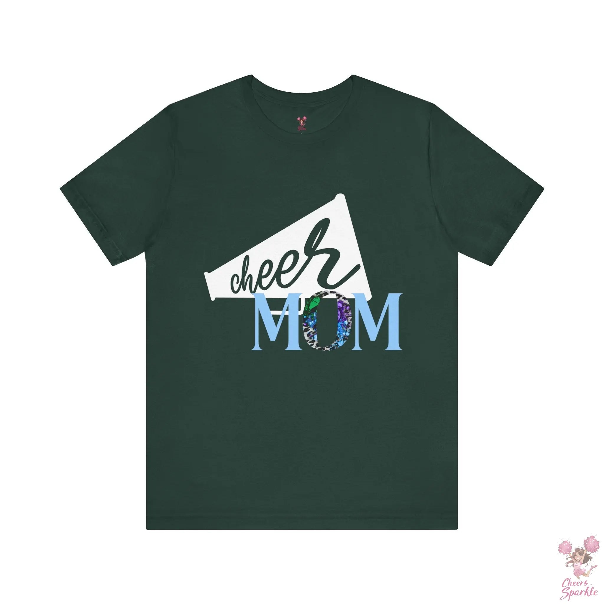 Cheer Mom T-Shirt V-Neck Cheers and Sparkle
