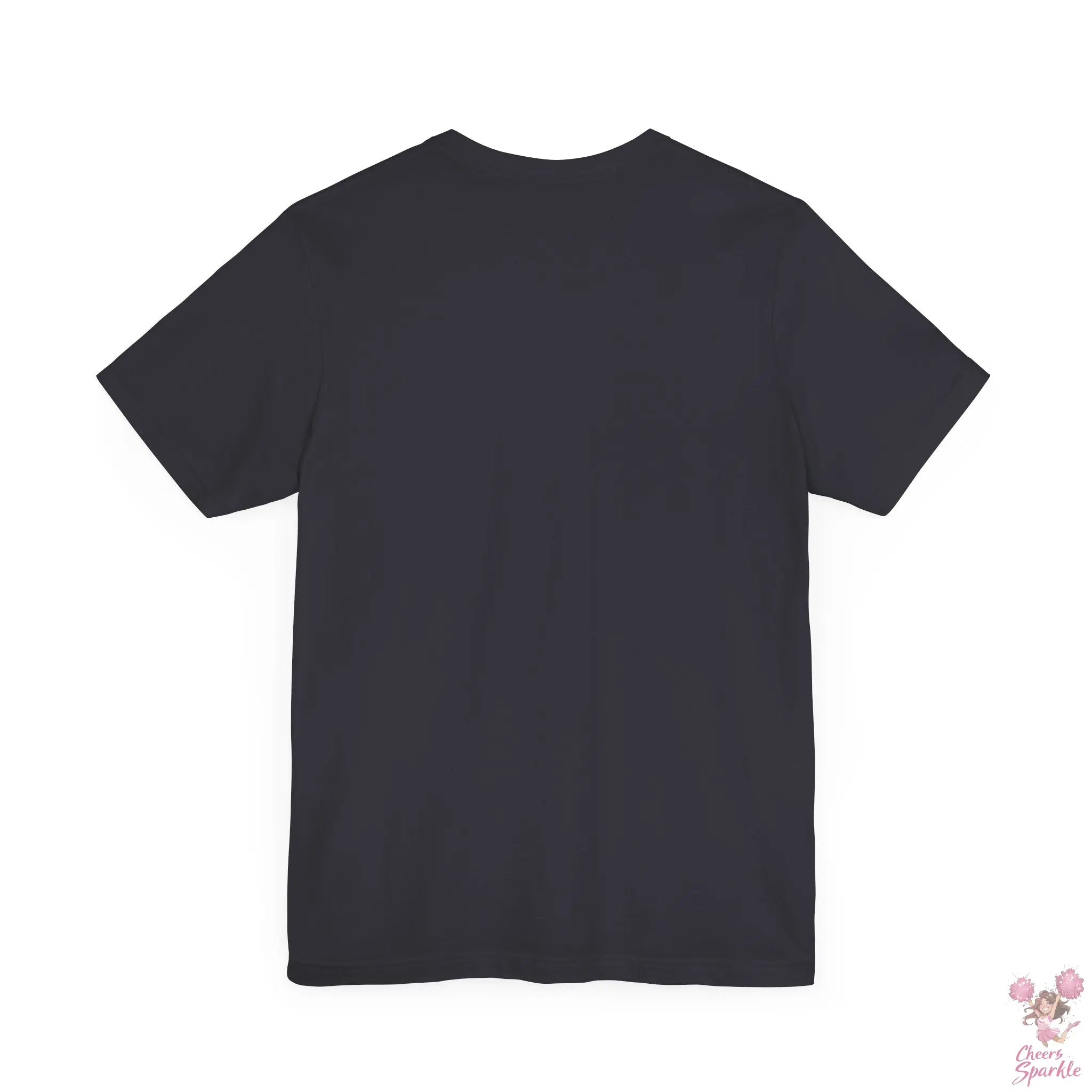 Dynamisches 3D-Cheerleader-Motiv T-Shirt Cheers and Sparkle