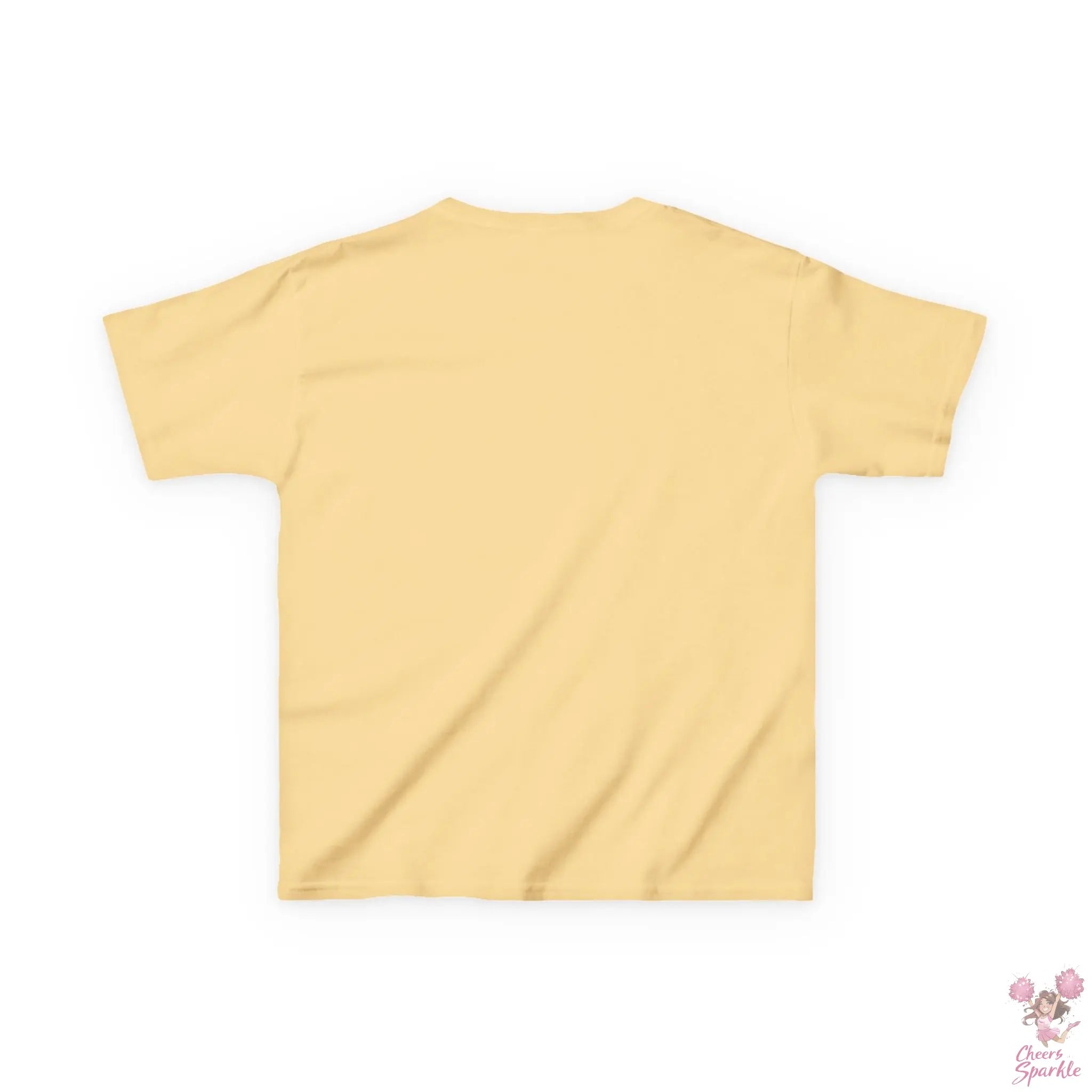 Kids T-Shirt mit einer Silhouette einer Cheerleaderin Printify