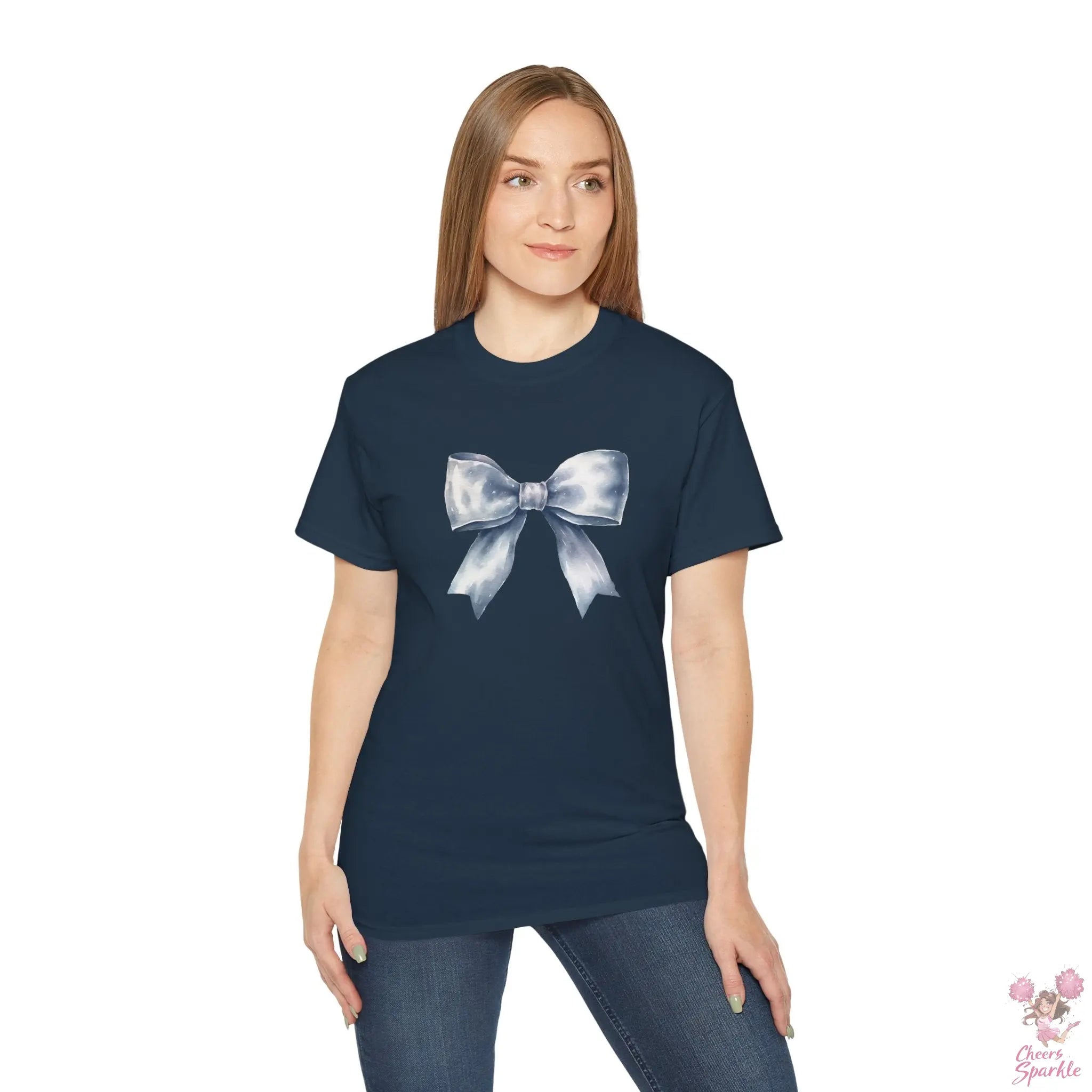 T-Shirt mit Bow Cheers and Sparkle