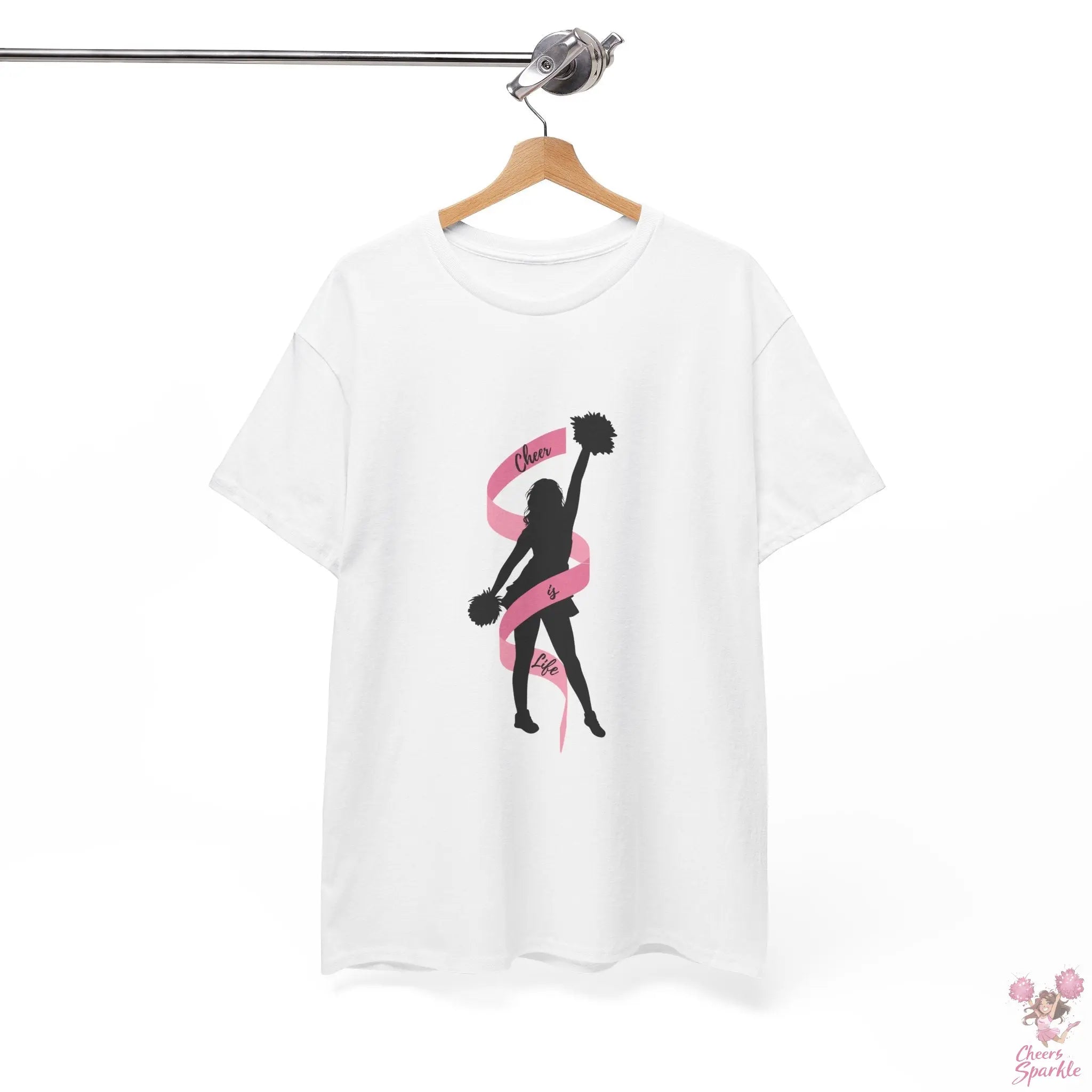 Heavy Cotton T-Shirt „Cheer is Life“ Printify