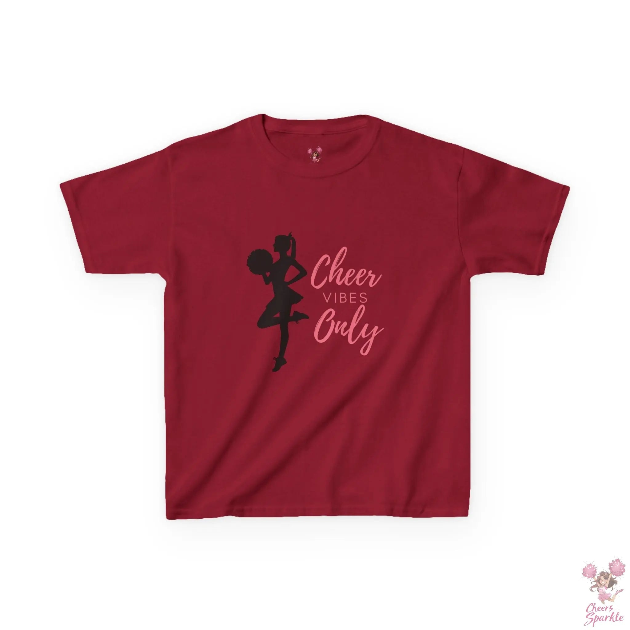 Kids "Cheer Vibes Only" T-Shirt Printify